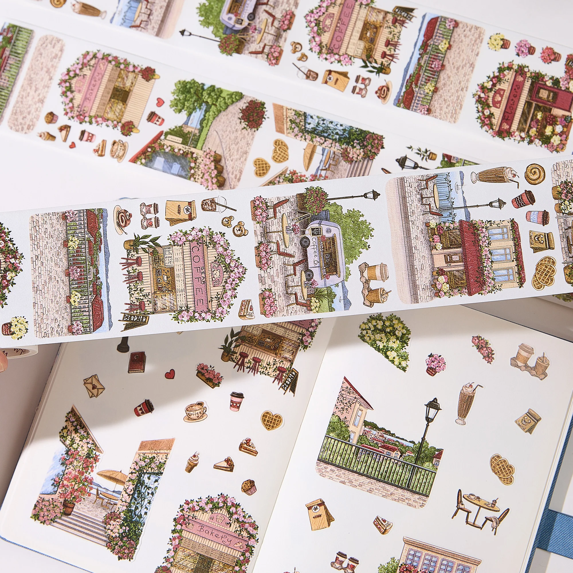 Pre-cut Maple Café Wide Washi/PET Tape - Image 3