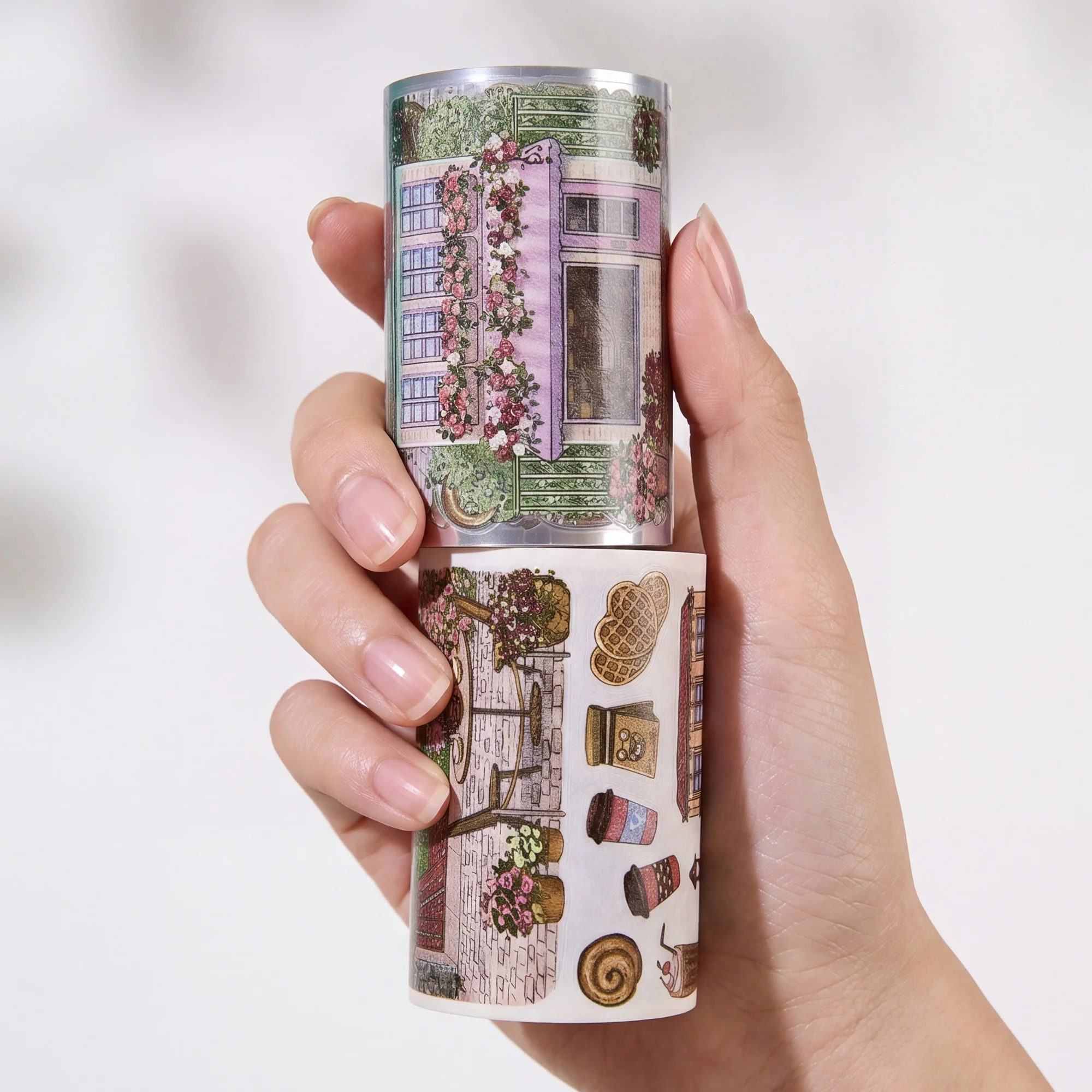 Pre-cut Maple Café Wide Washi/PET Tape - Image 4