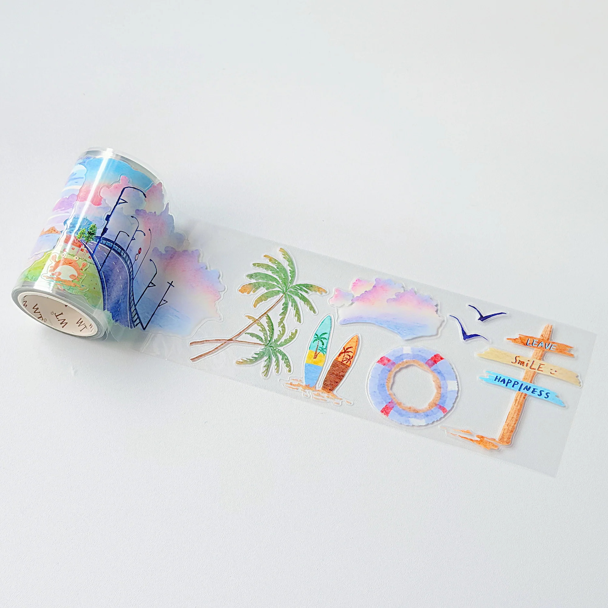 Pre-cut Misty Breeze Wide Washi/PET Tape - Image 8
