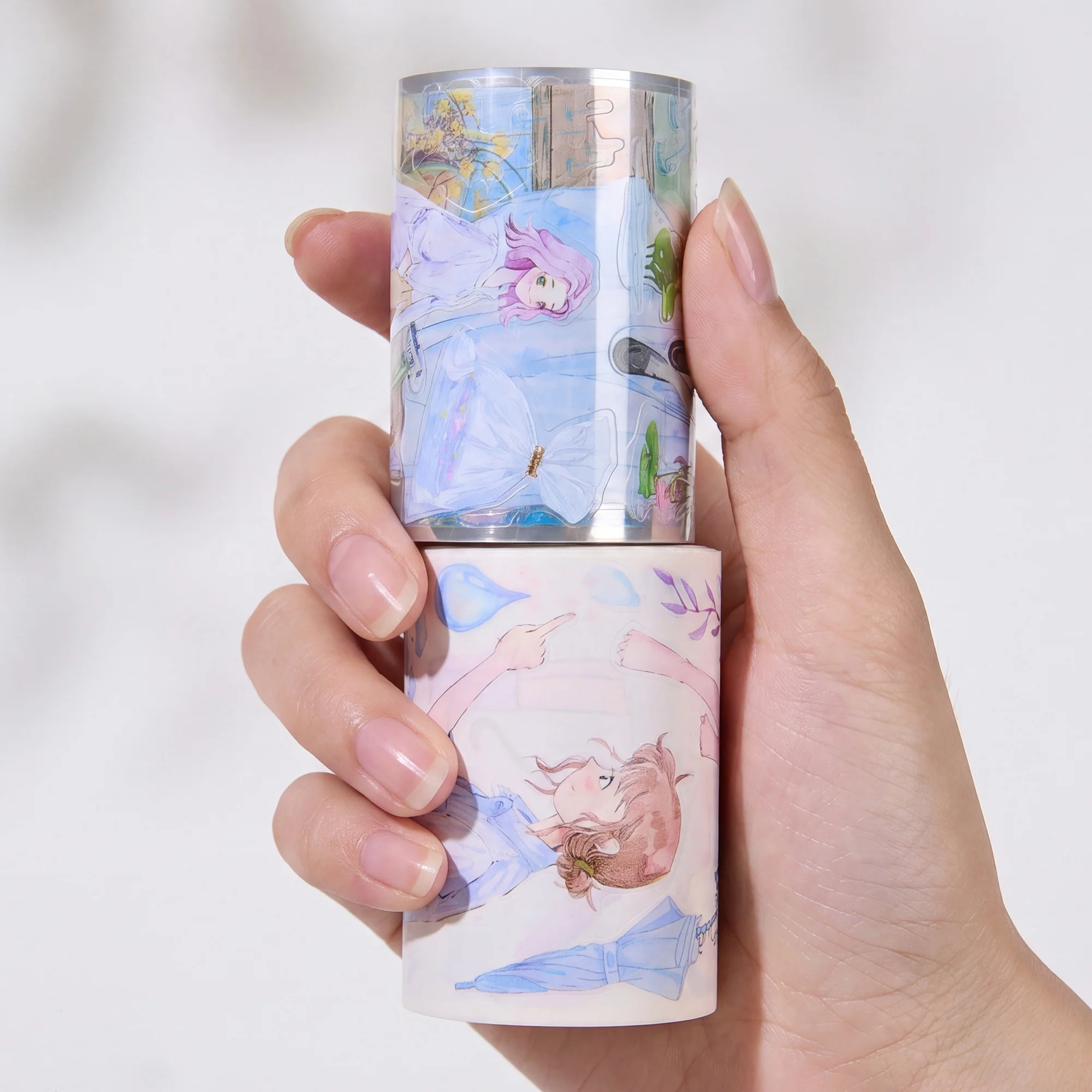 Pre-cut Morning Dew Wide Washi/PET Tape - Image 4