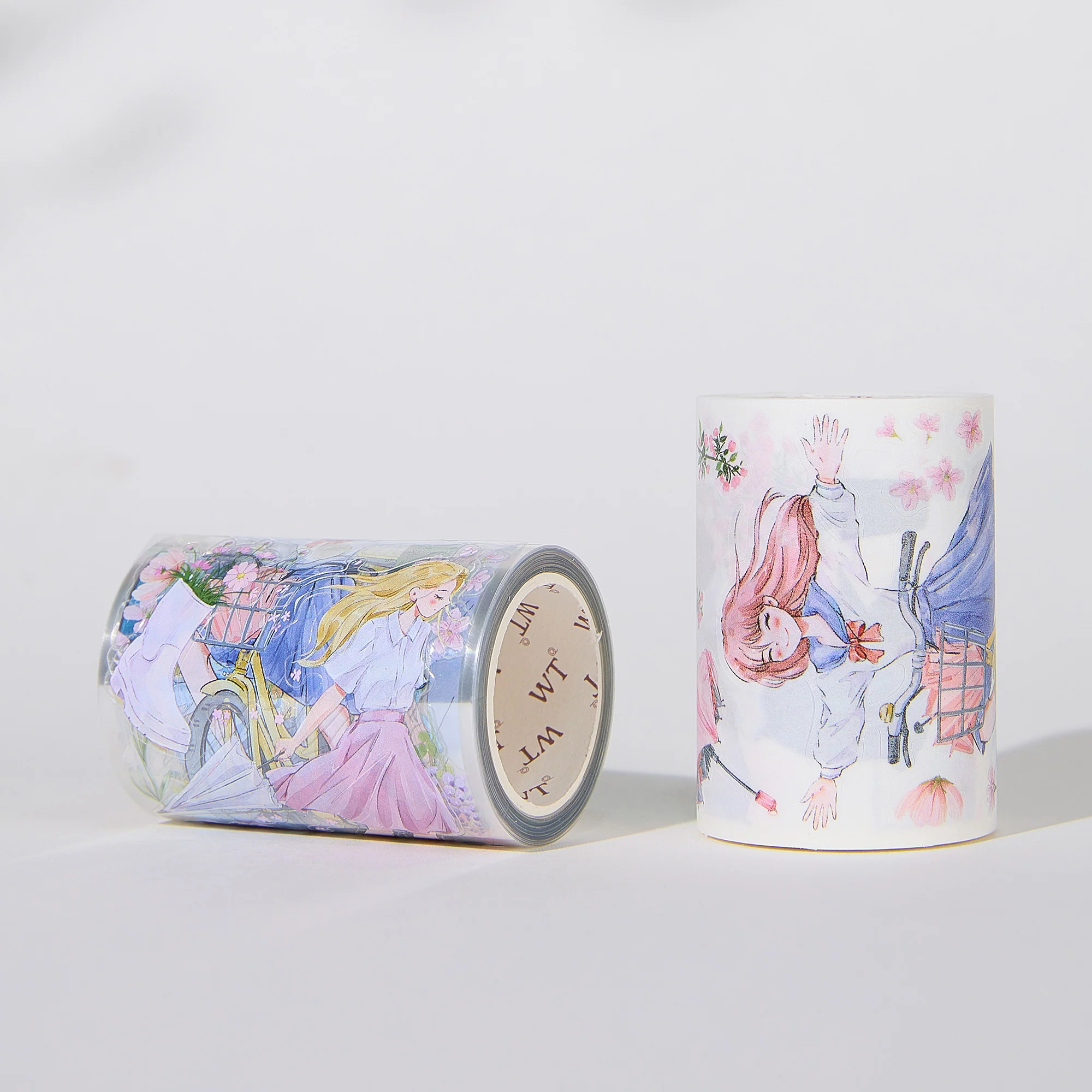 Pre-cut Morning Drizzle Wide Washi/PET Tape - Image 5