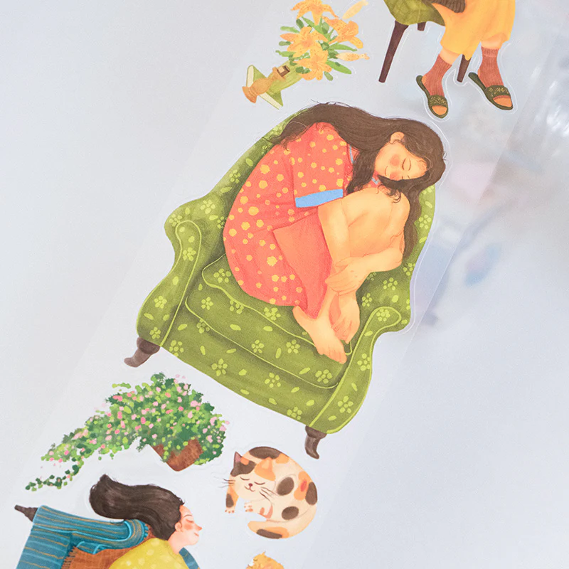 Pre-cut Nostalgic Moments Wide Washi/PET Tape - Image 4