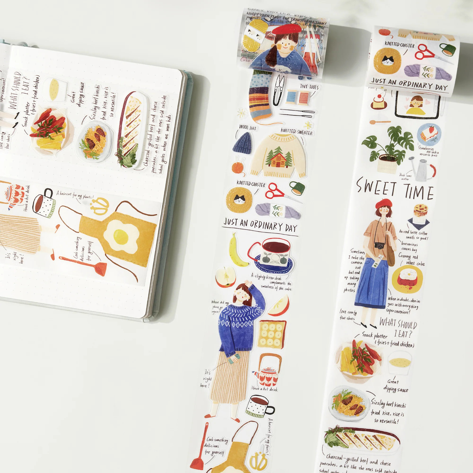 Pre-cut Ordinary Day Wide Washi/PET Tape - Image 3