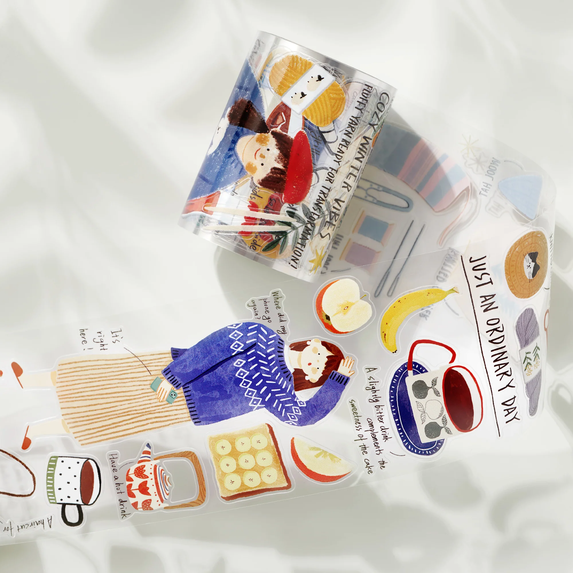 Pre-cut Ordinary Day Wide Washi/PET Tape - Image 5