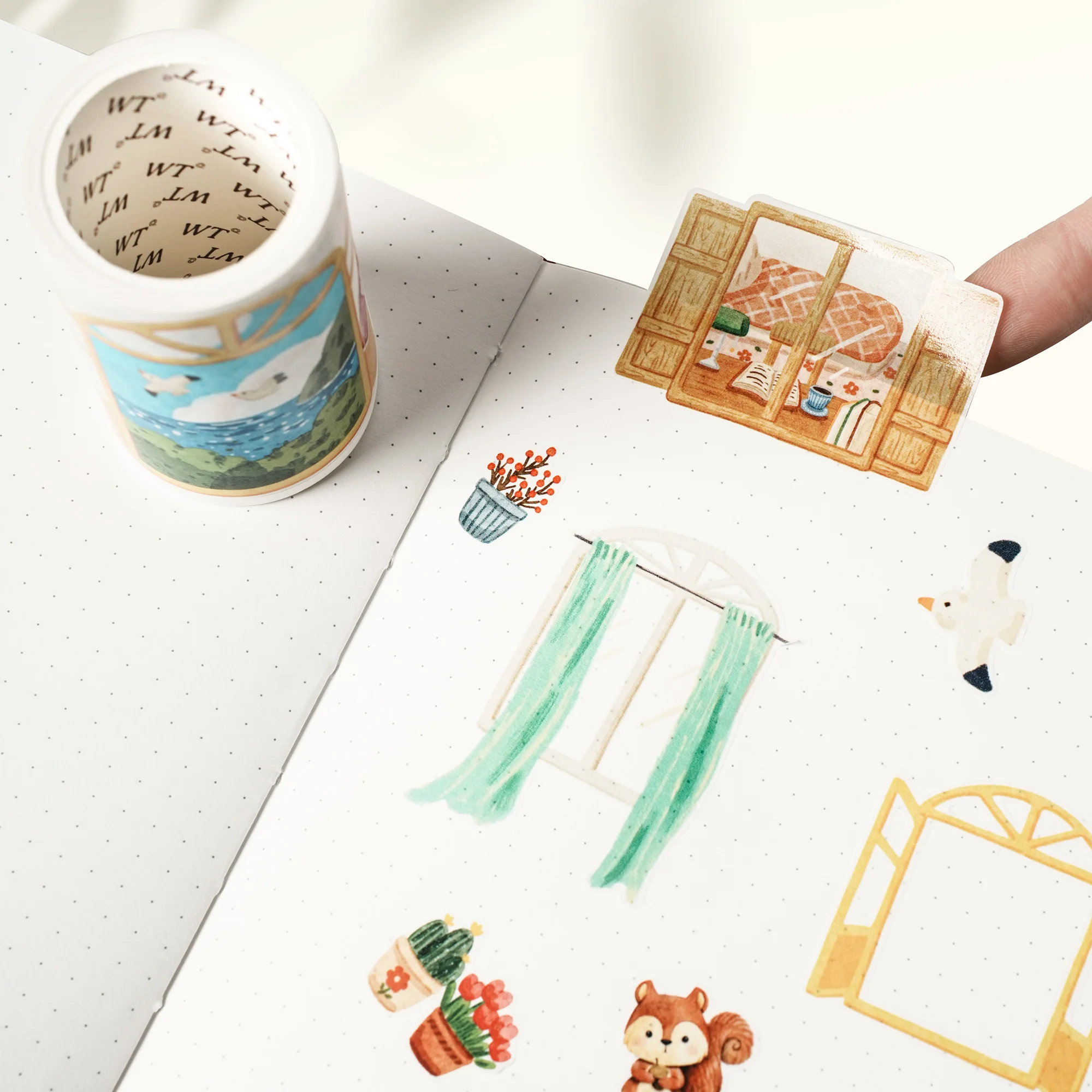 Pre-cut Pane & Simple Wide Washi/PET Tape - Image 2