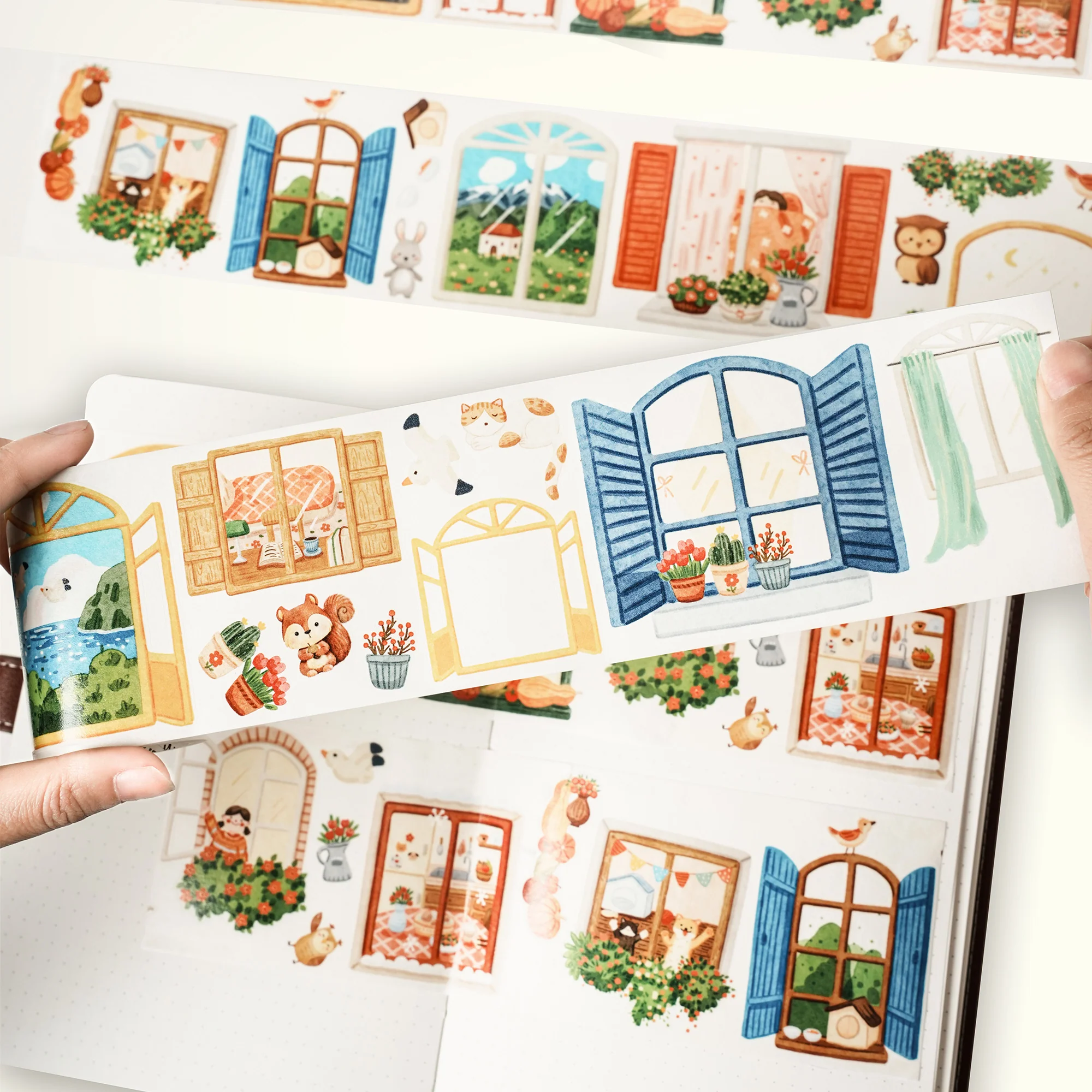 Pre-cut Pane & Simple Wide Washi/PET Tape - Image 3