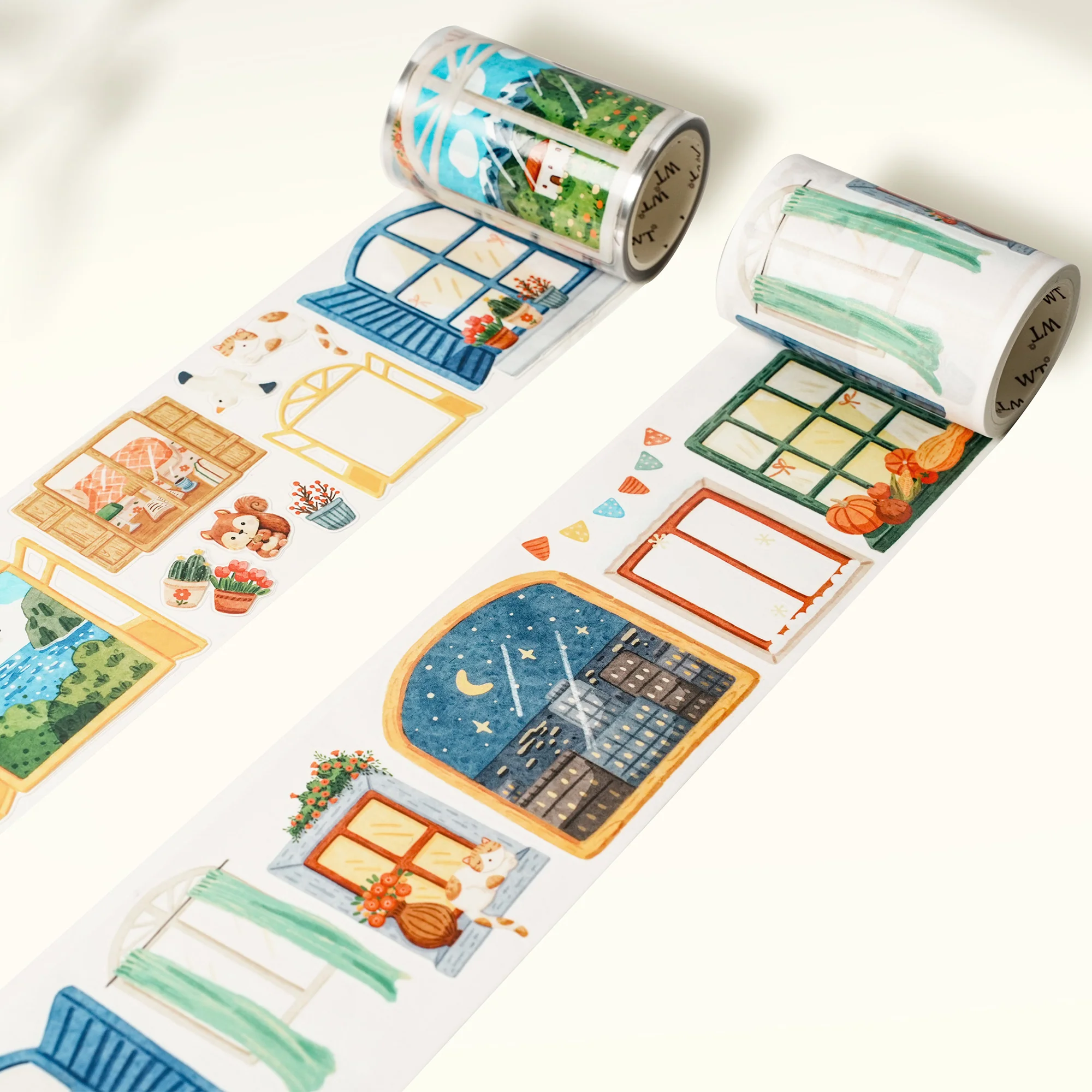 Pre-cut Pane & Simple Wide Washi/PET Tape - Image 5
