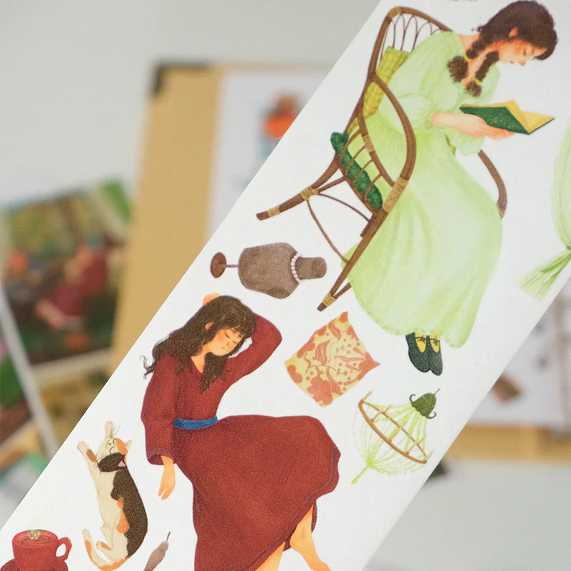 Pre-cut Petal Daydreams Wide Washi/PET Tape - Image 3