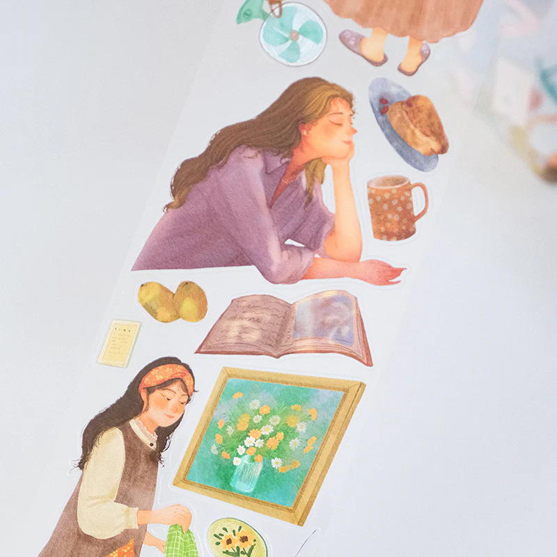 Pre-cut Petal Daydreams Wide Washi/PET Tape - Image 4