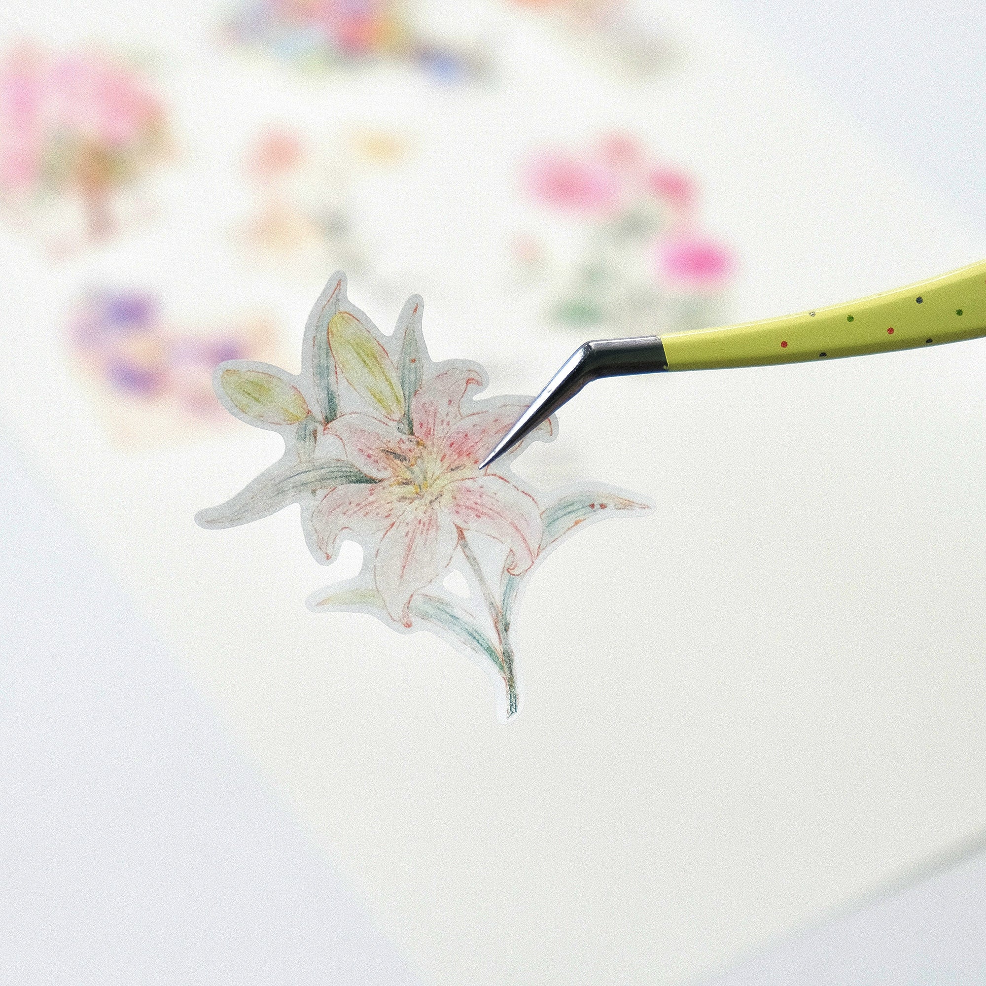 Pre-cut Petal Post Wide Washi/PET Tape - Image 10