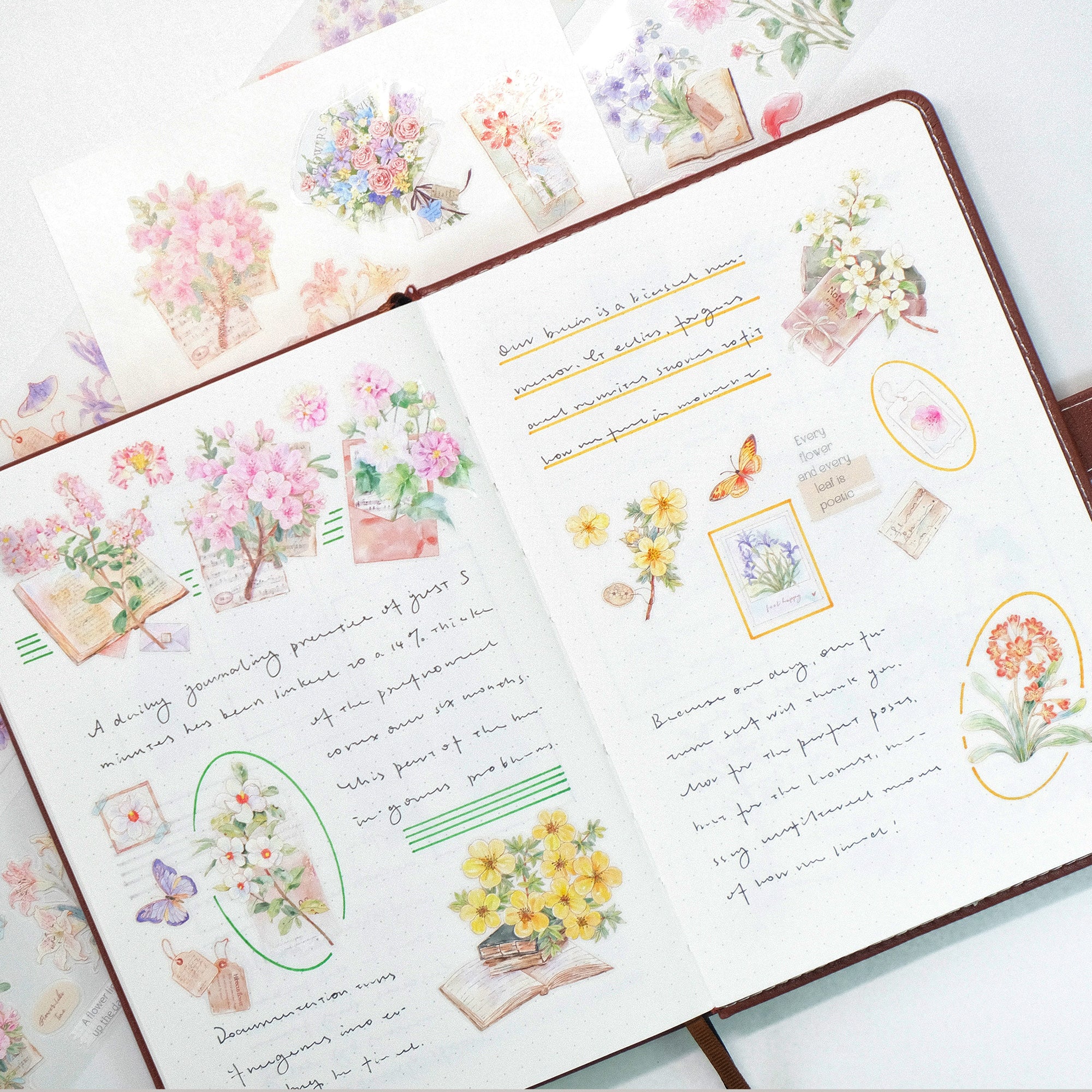 Pre-cut Petal Post Wide Washi/PET Tape - Image 11