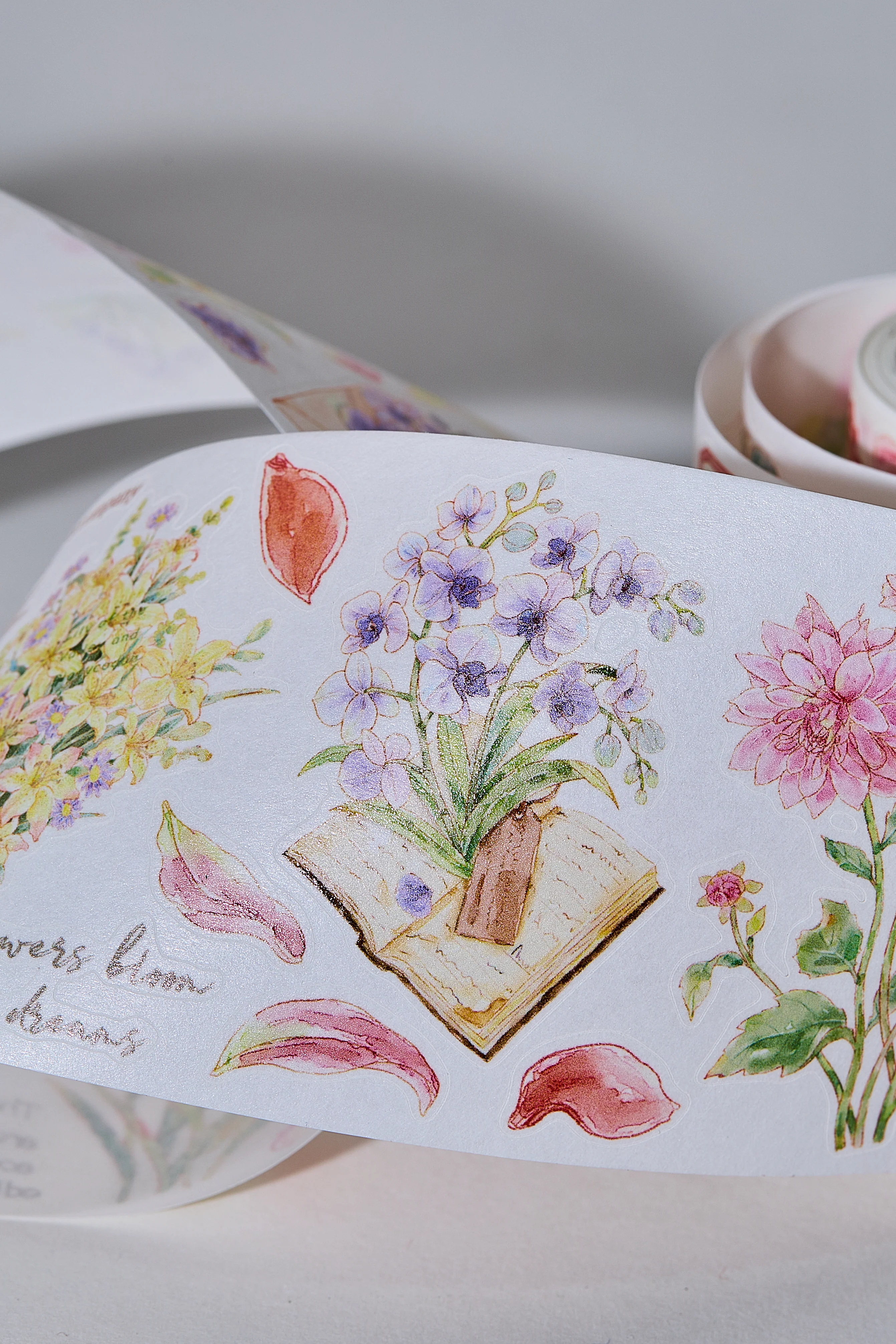 Pre-cut Petal Post Wide Washi/PET Tape - Image 15