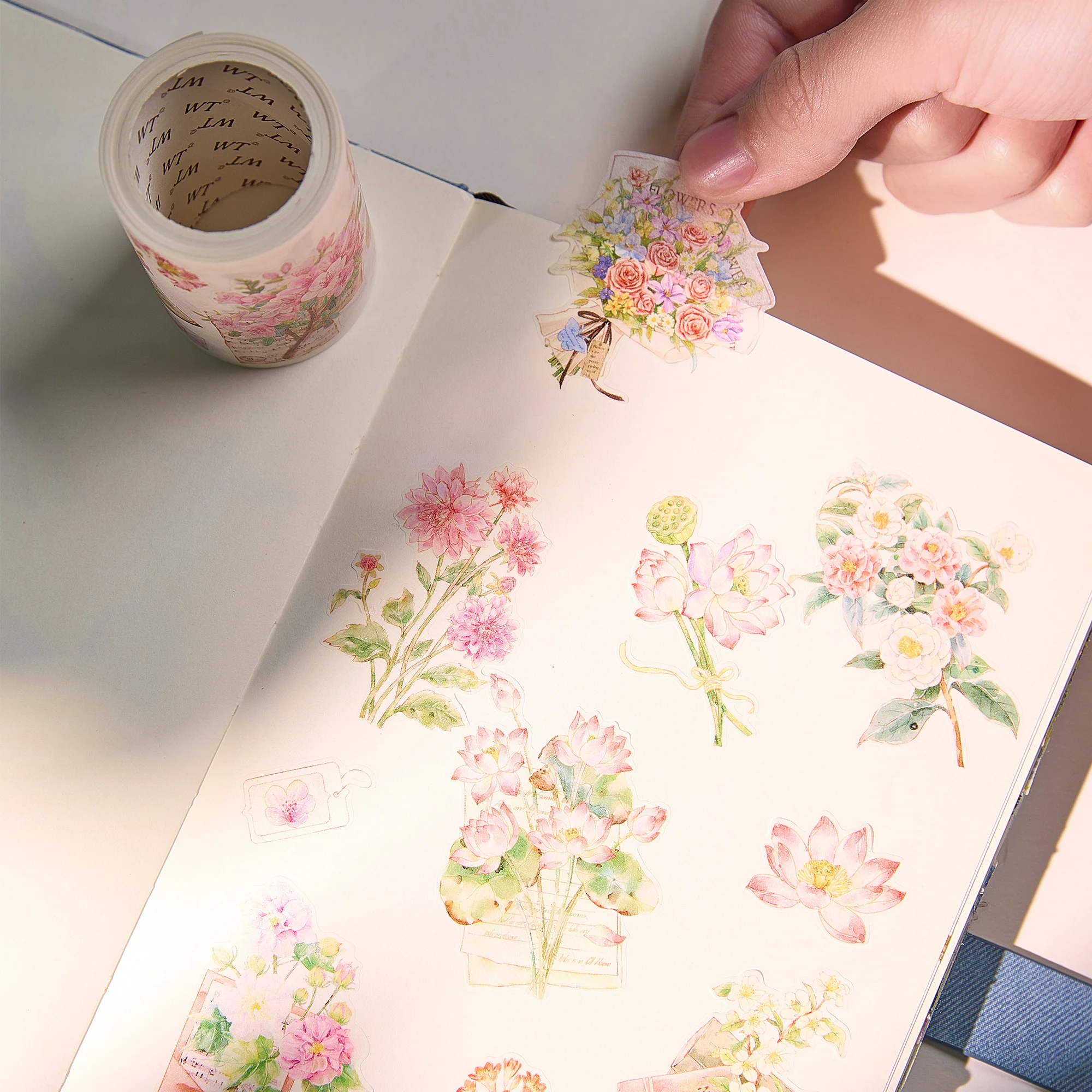 Pre-cut Petal Post Wide Washi/PET Tape - Image 3