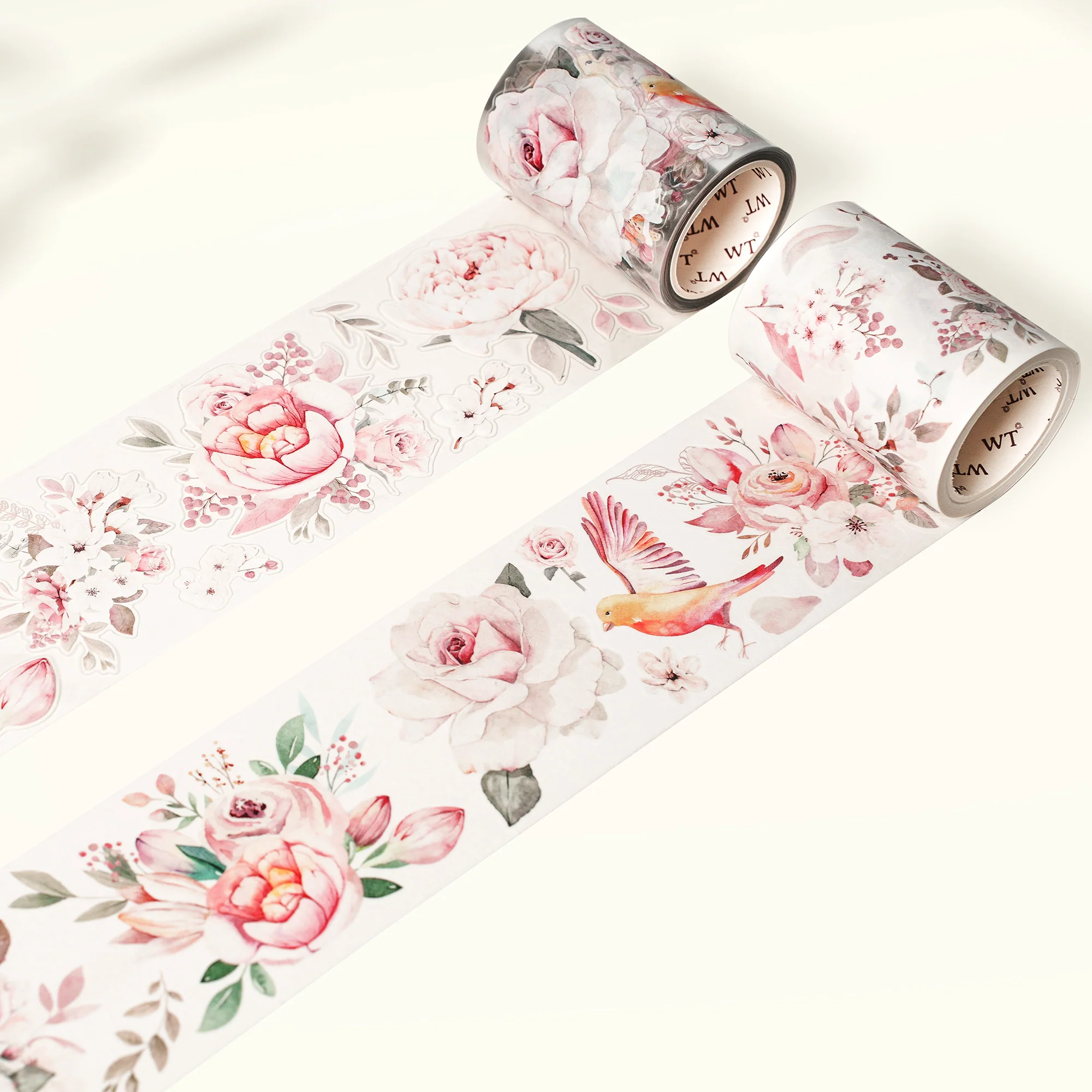 Pre-cut Pink Velvet Wide Washi/PET Tape - Image 5