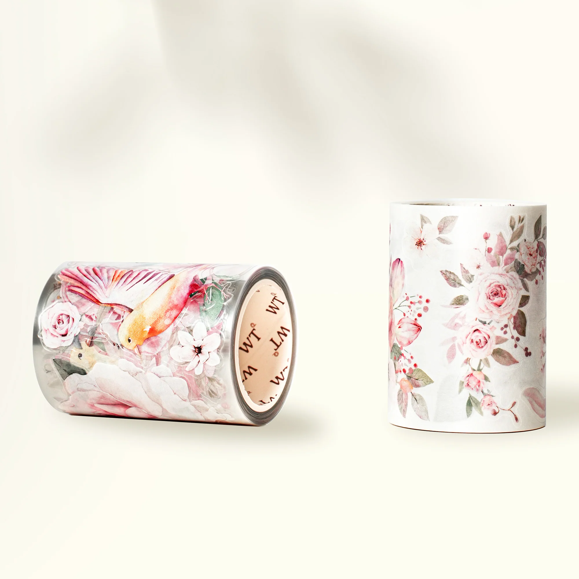 Pre-cut Pink Velvet Wide Washi/PET Tape - Image 6