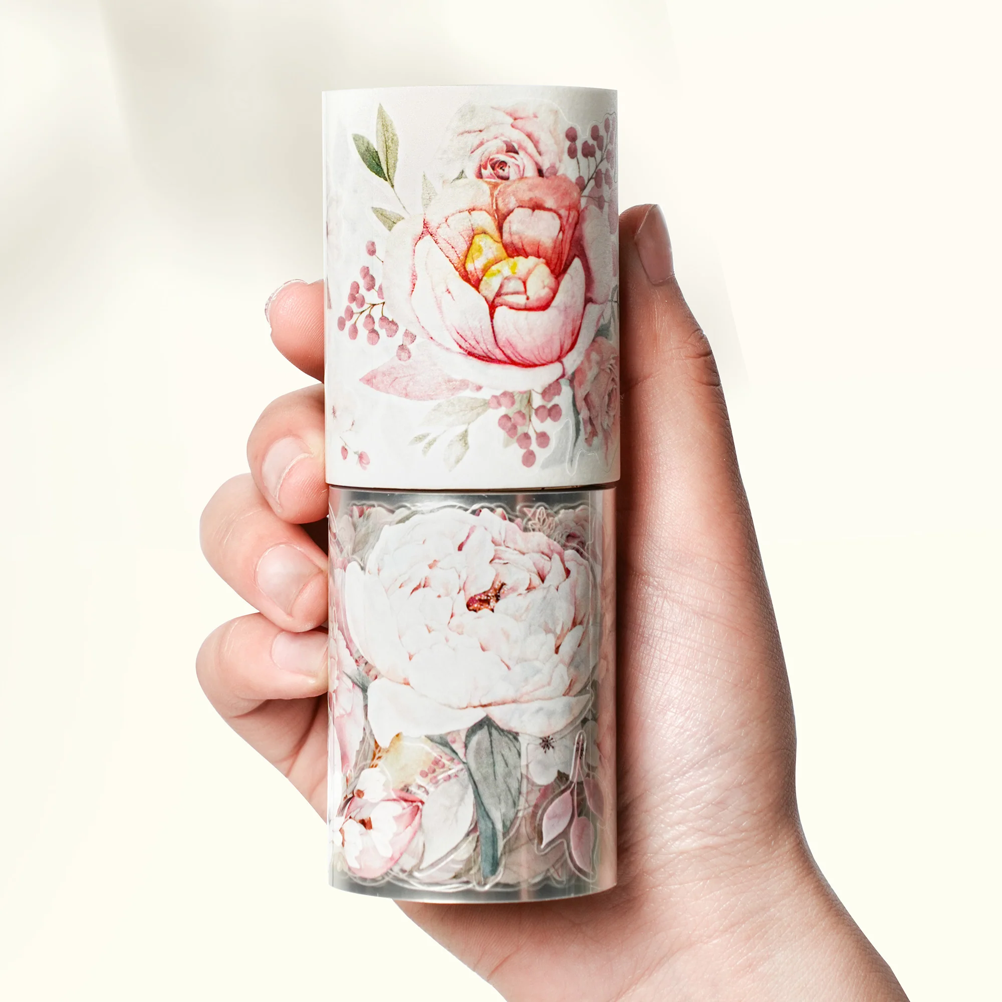 Pre-cut Pink Velvet Wide Washi/PET Tape - Image 7