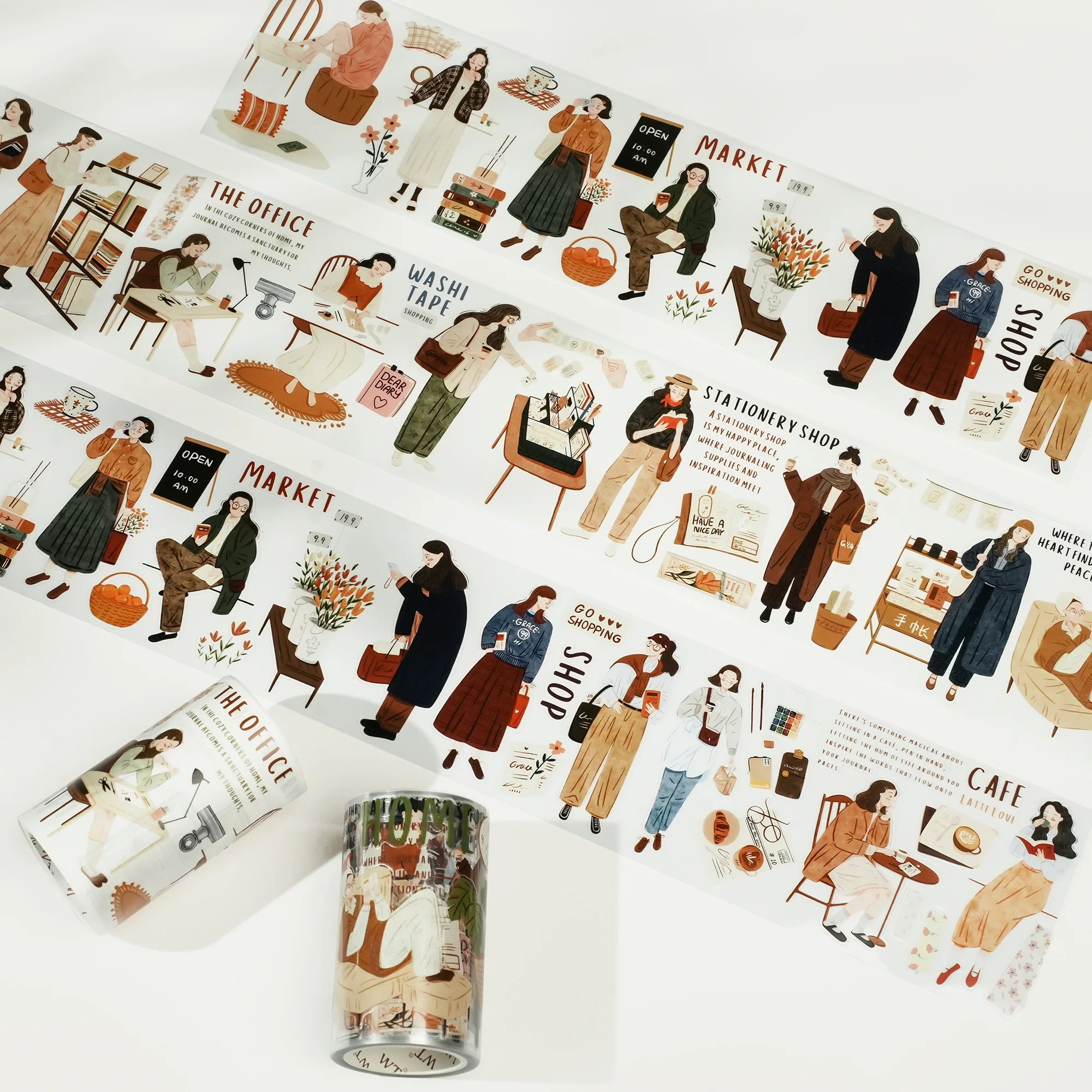 Pre-cut Planner's Day Washi/PET Tape Set - Image 4