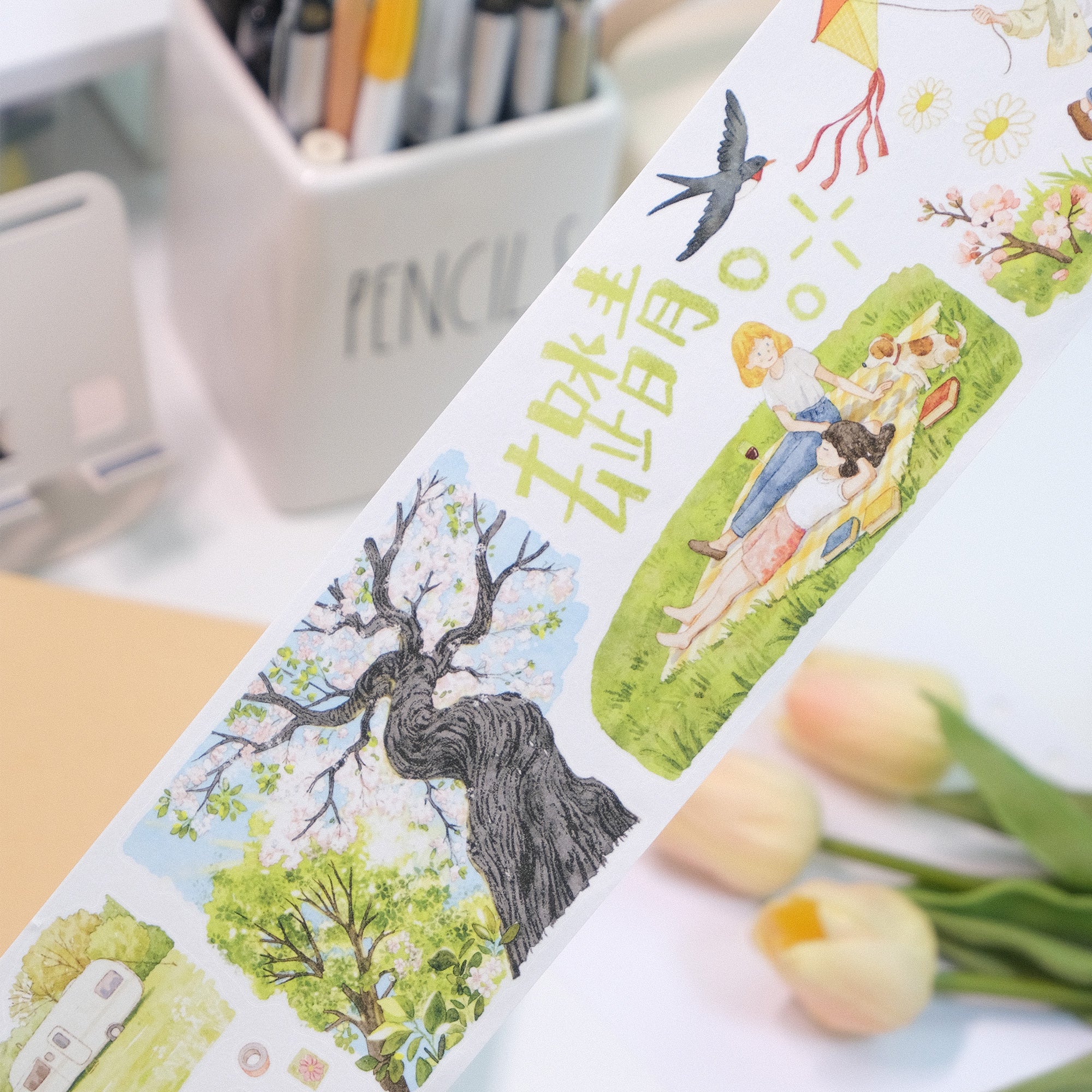 Pre-cut Sakura Voyage Wide Washi/PET Tape - Image 10