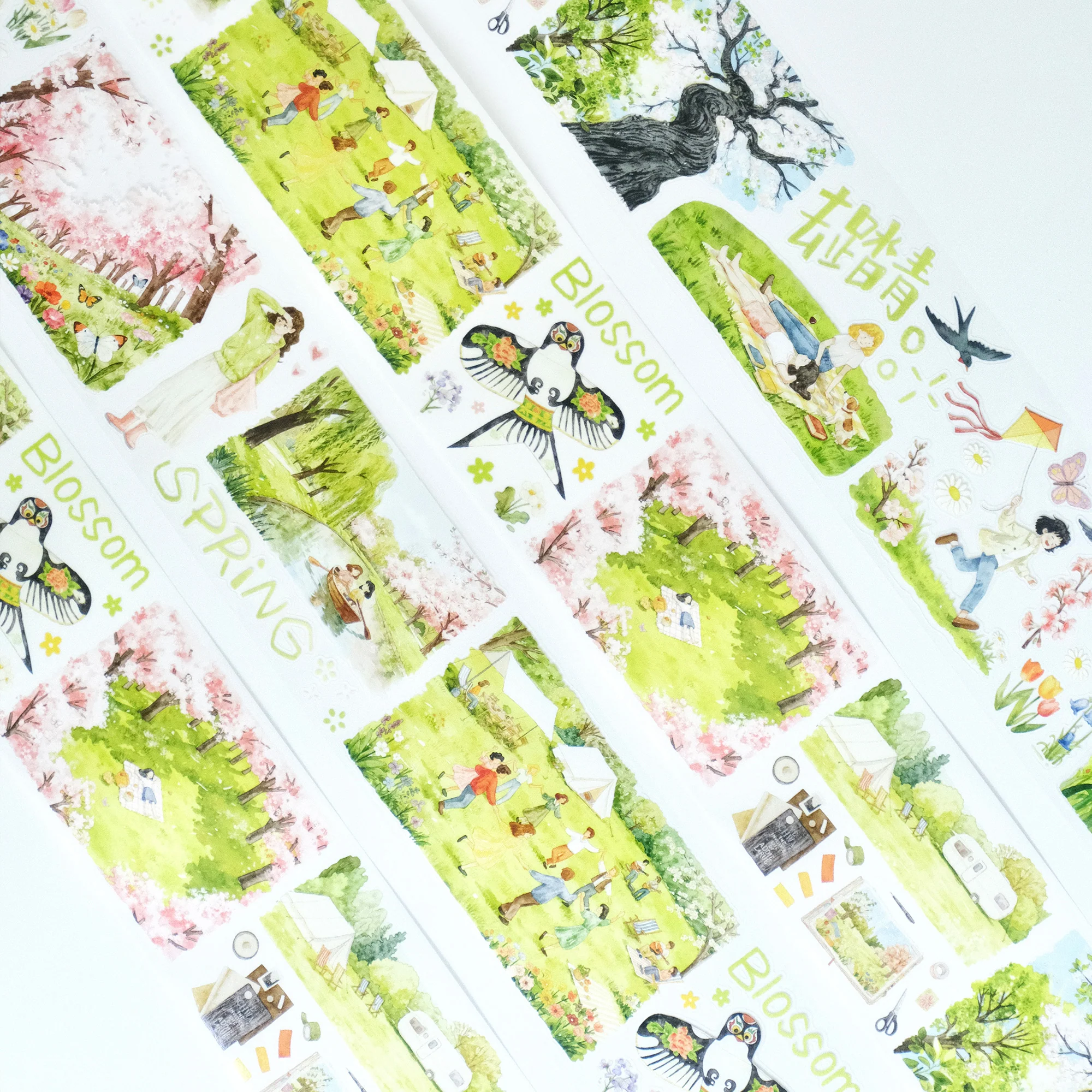 Pre-cut Sakura Voyage Wide Washi/PET Tape - Image 2