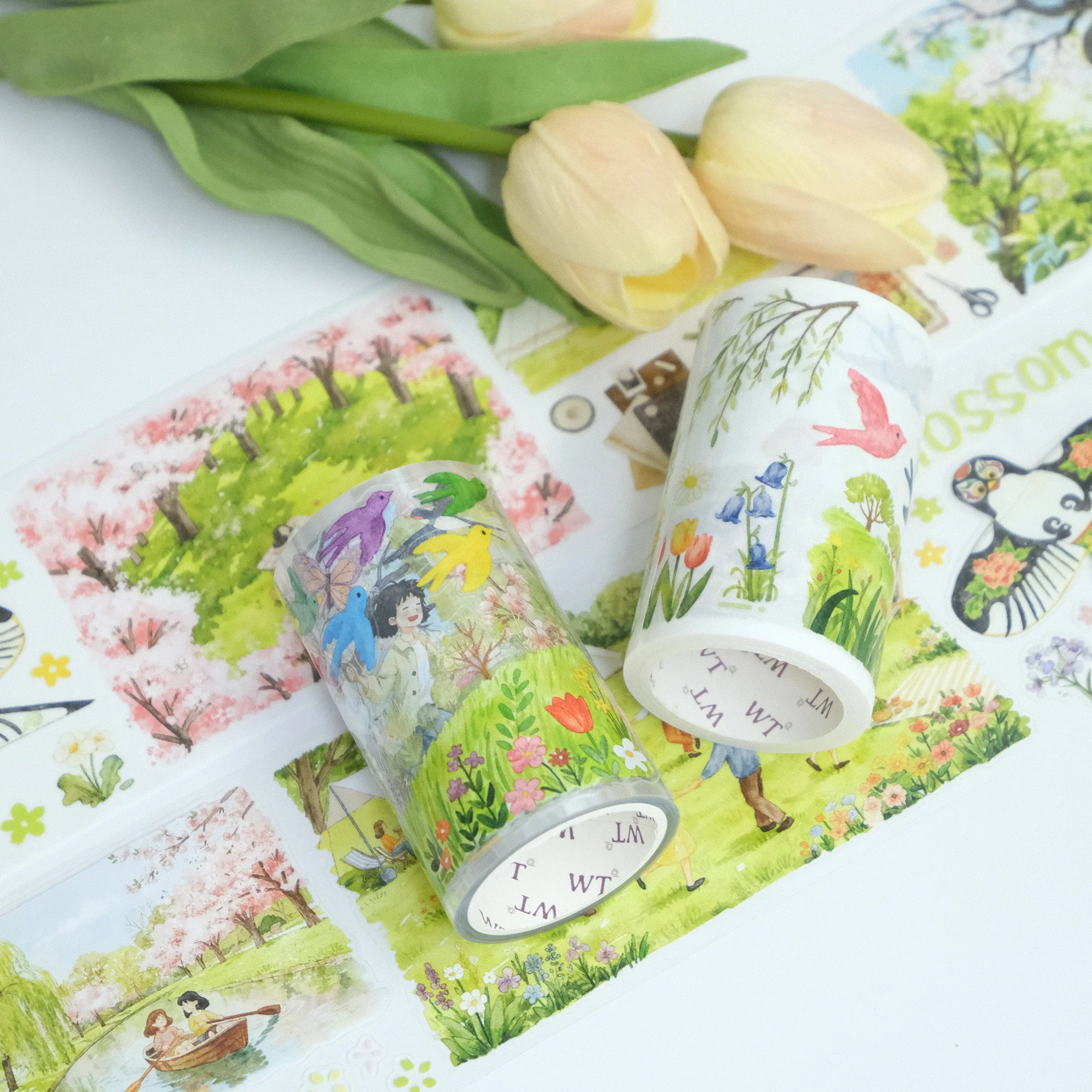 Pre-cut Sakura Voyage Wide Washi/PET Tape - Image 7