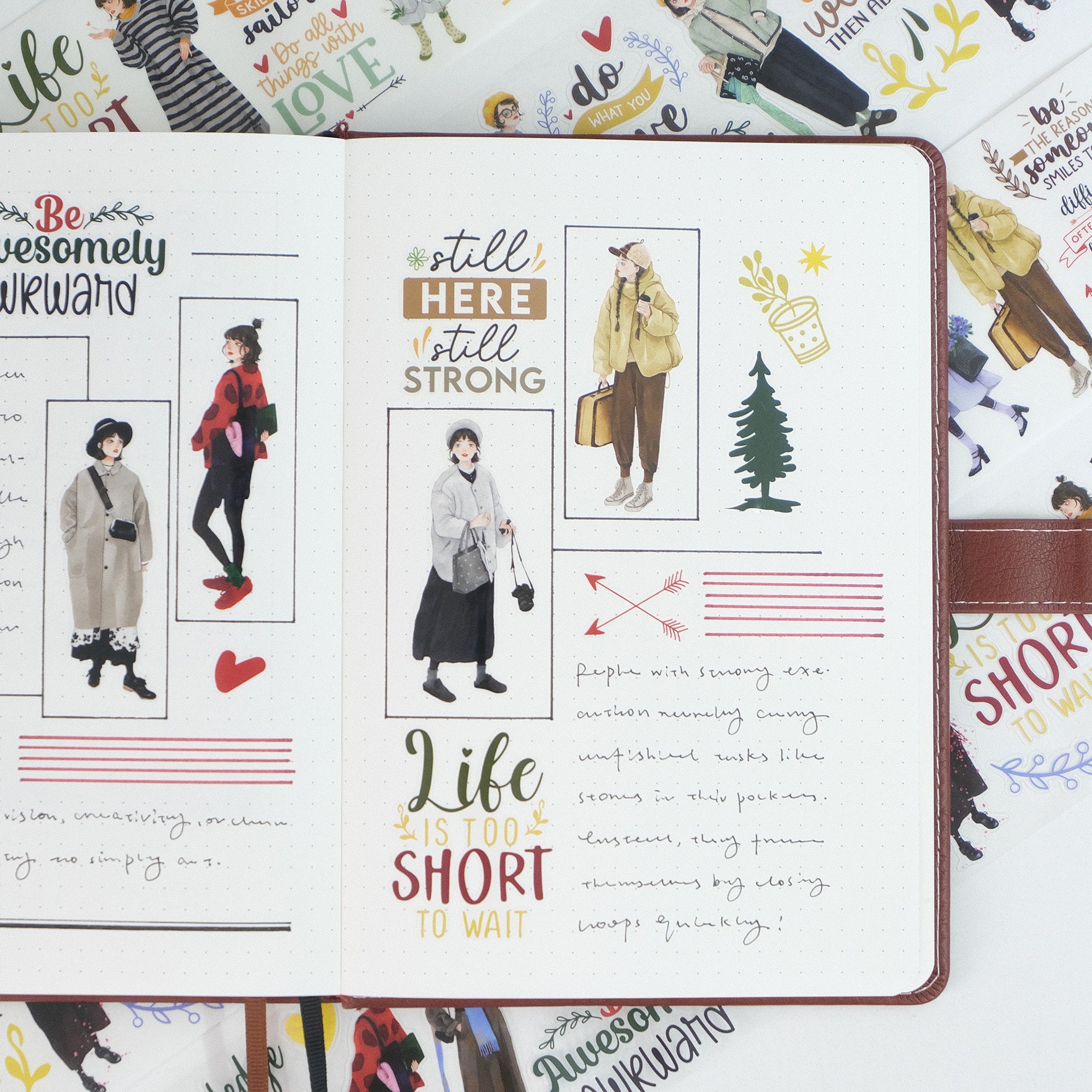 Pre-cut Silent Silhouette Wide Washi/PET Tape - Image 10