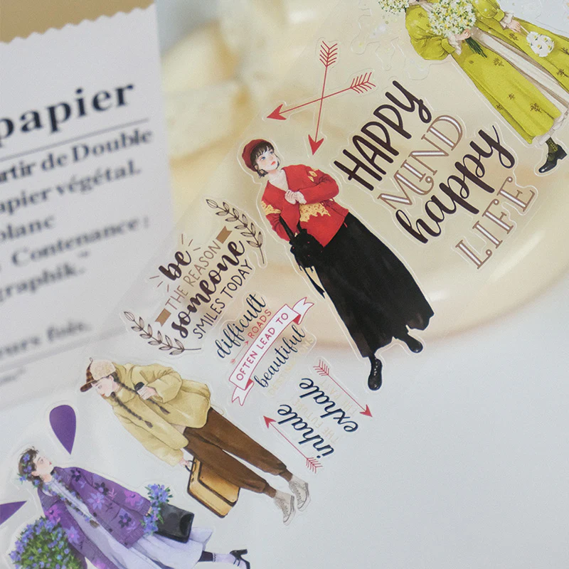 Pre-cut Silent Silhouette Wide Washi/PET Tape - Image 13