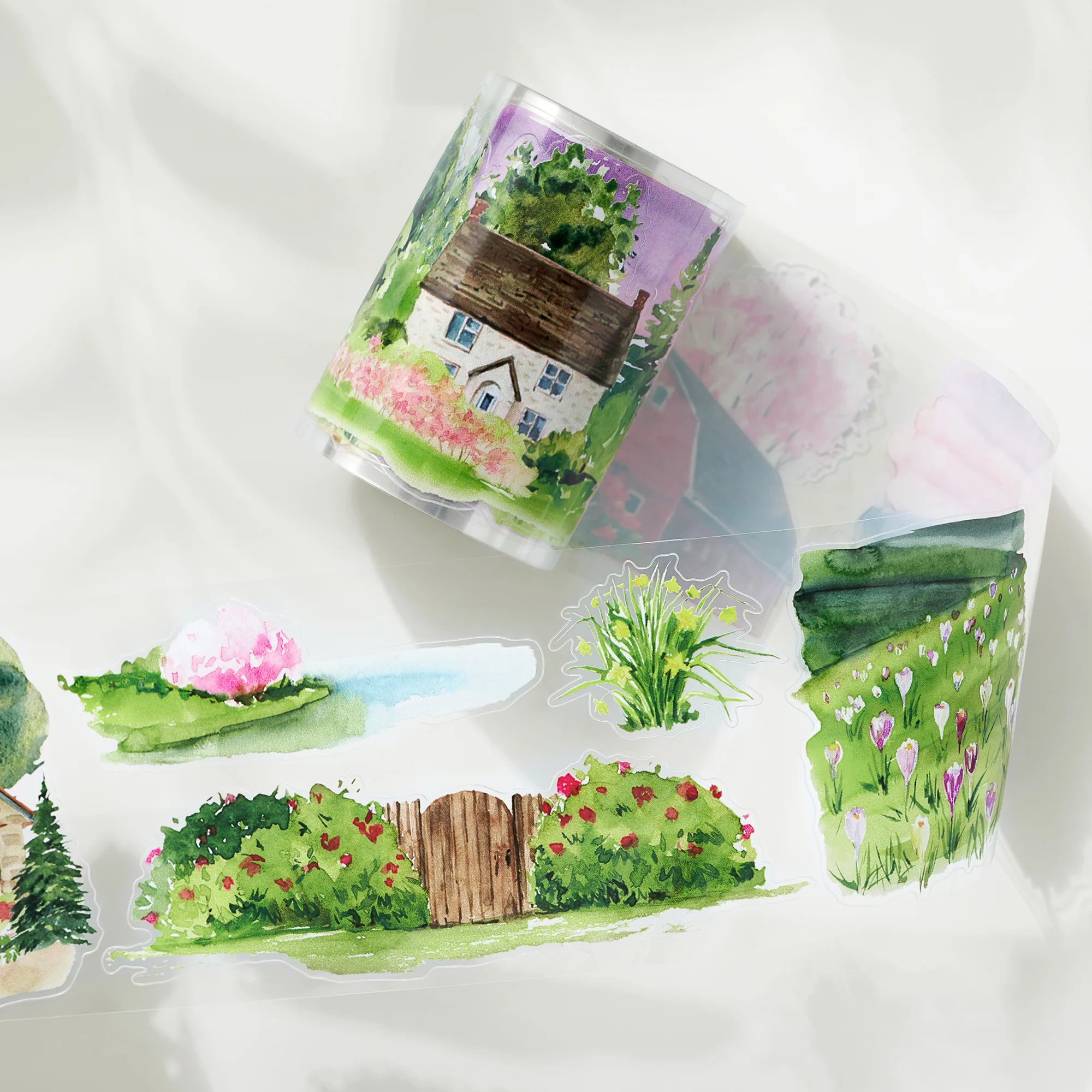 Pre-cut Spring Awakening Wide Washi/PET Tape - Image 3
