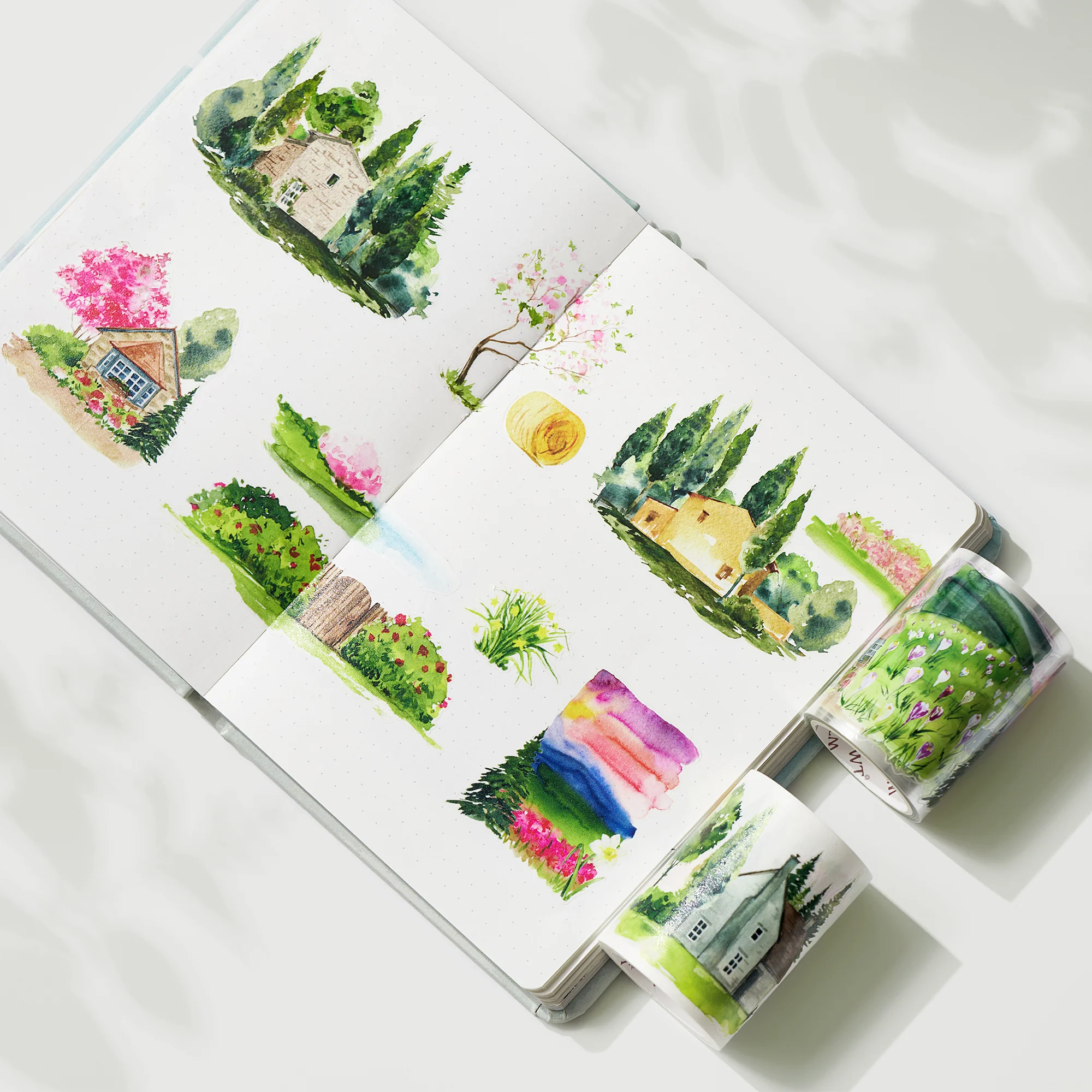 Pre-cut Spring Awakening Wide Washi/PET Tape - Image 5