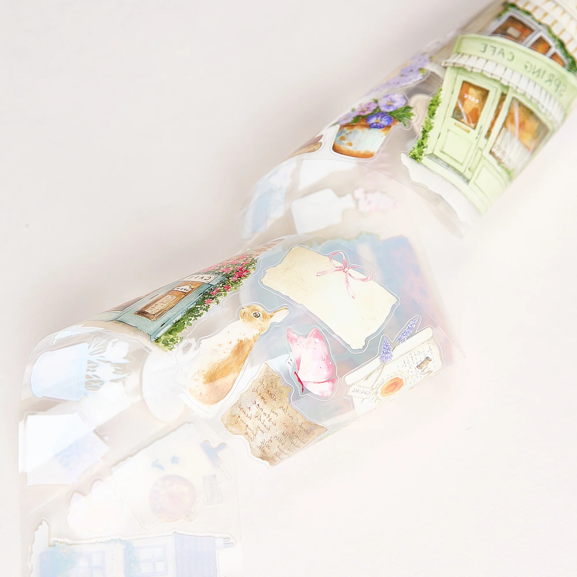 Pre-cut Spring Café Wide Washi/PET Tape - Image 6