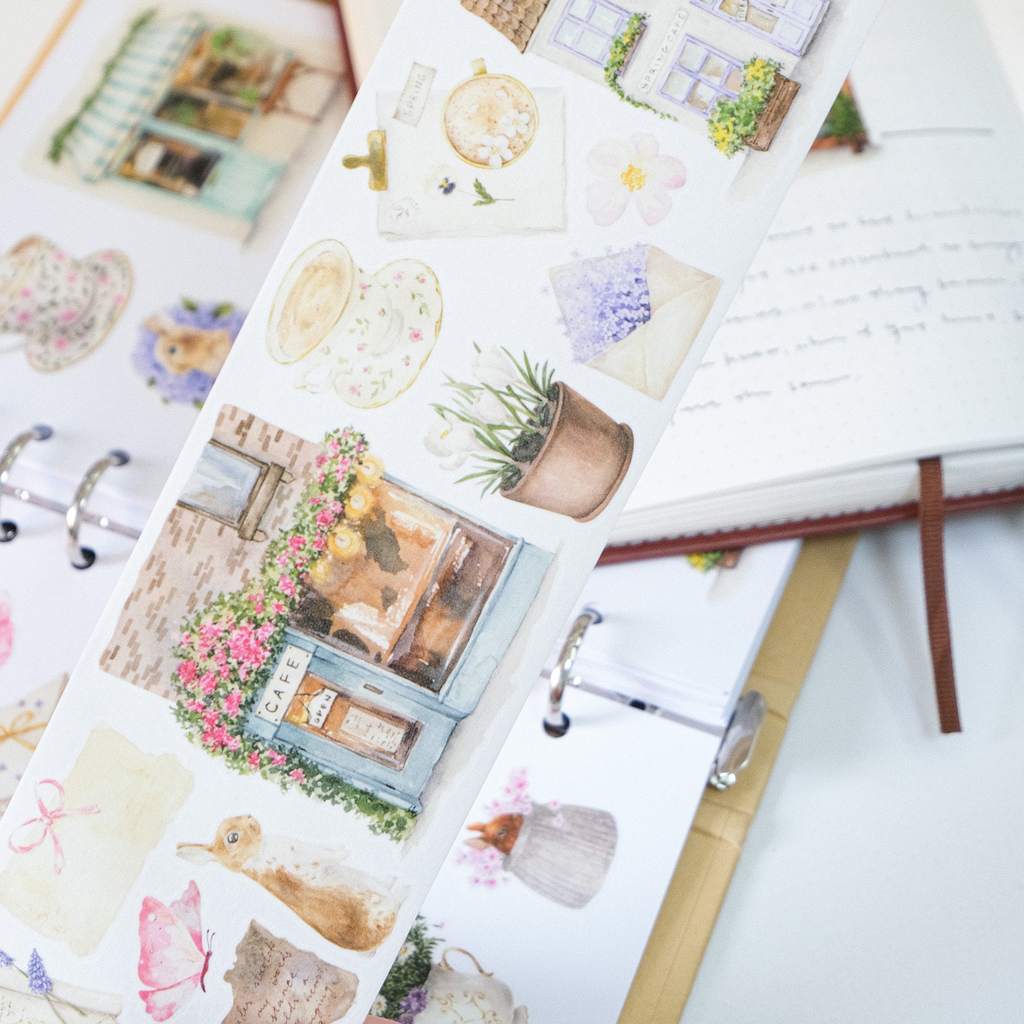 Pre-cut Spring Café Wide Washi/PET Tape - Image 8