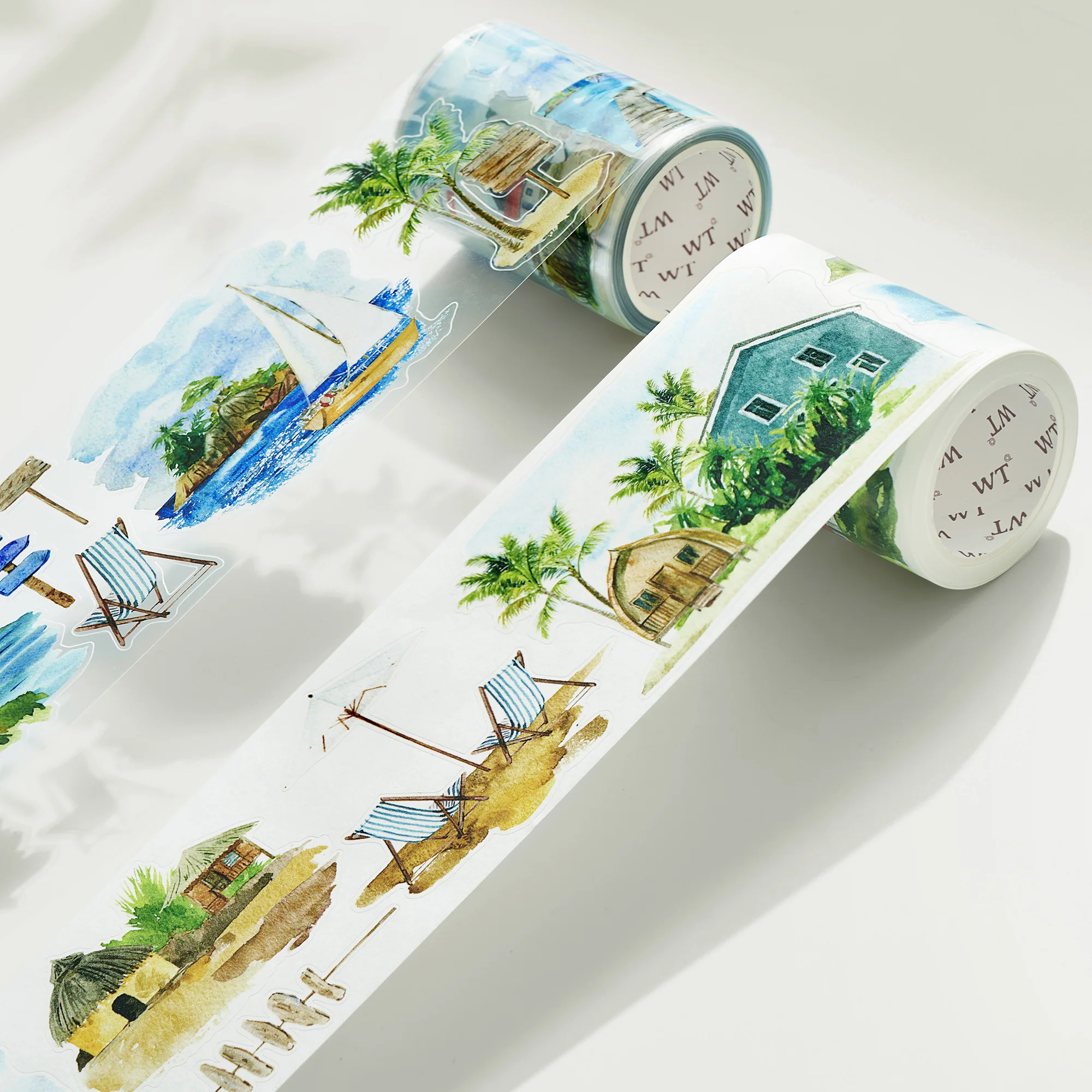 Pre-cut Summer Bliss Wide Washi/PET Tape - Image 4