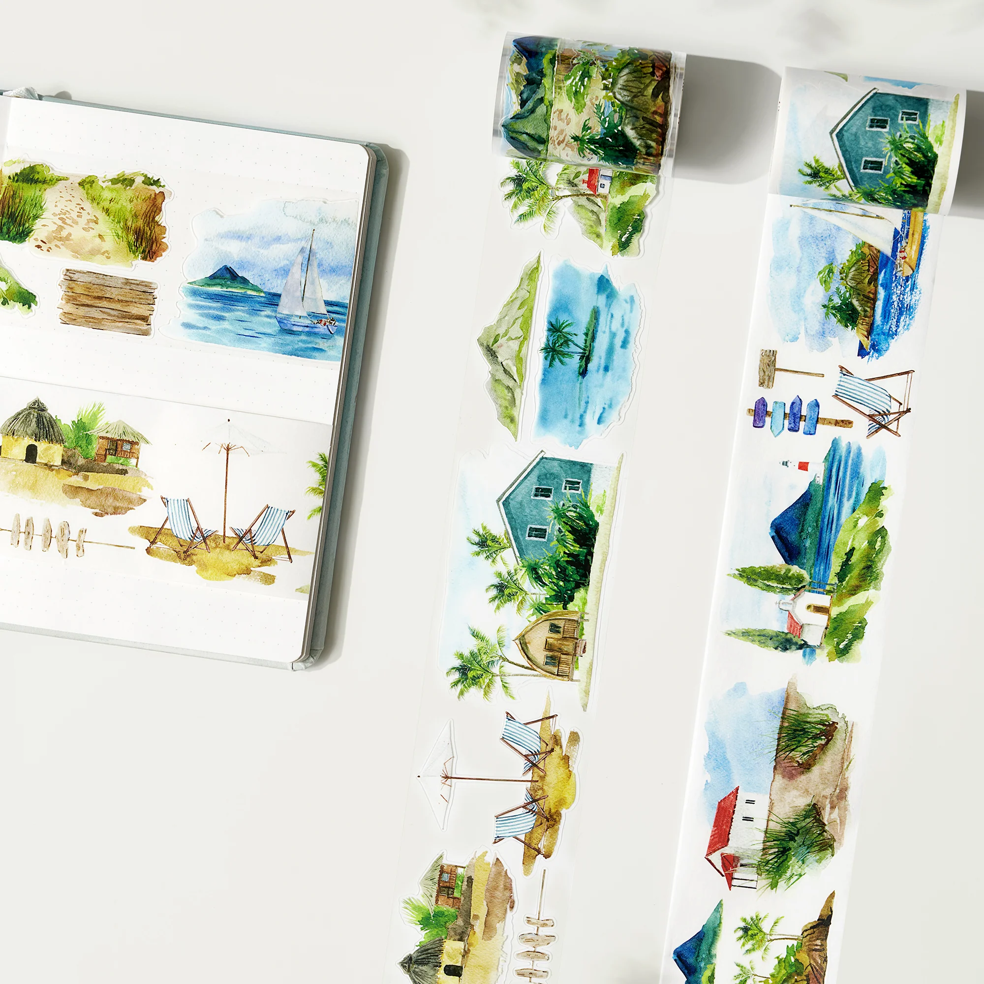Pre-cut Summer Bliss Wide Washi/PET Tape - Image 6