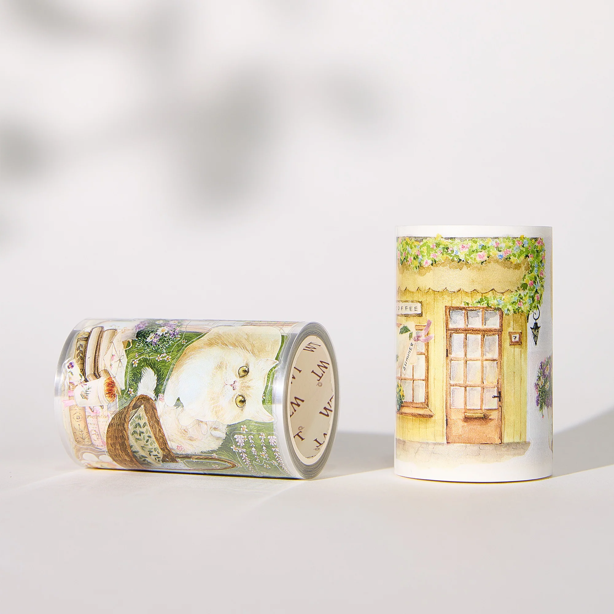 Pre-cut Summer Café Wide Washi/PET Tape - Image 3