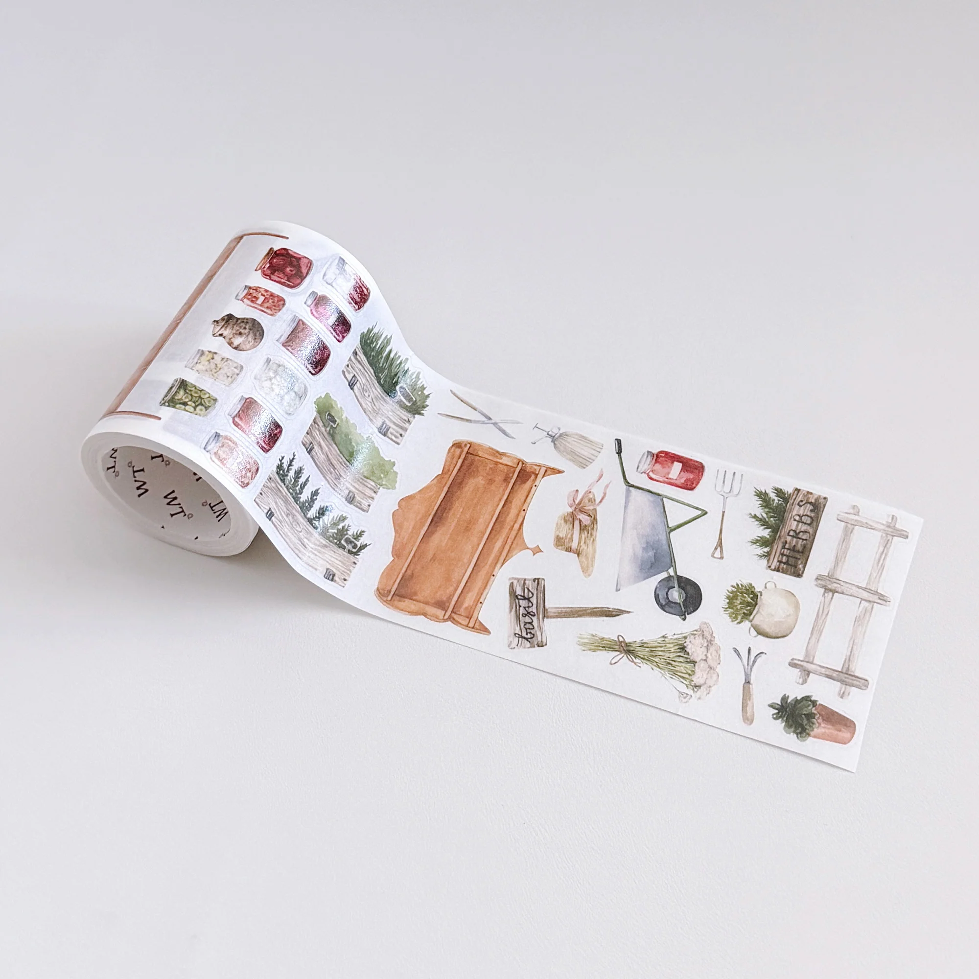 Pre-cut Summer Market Wide Washi/PET Tape - Image 6
