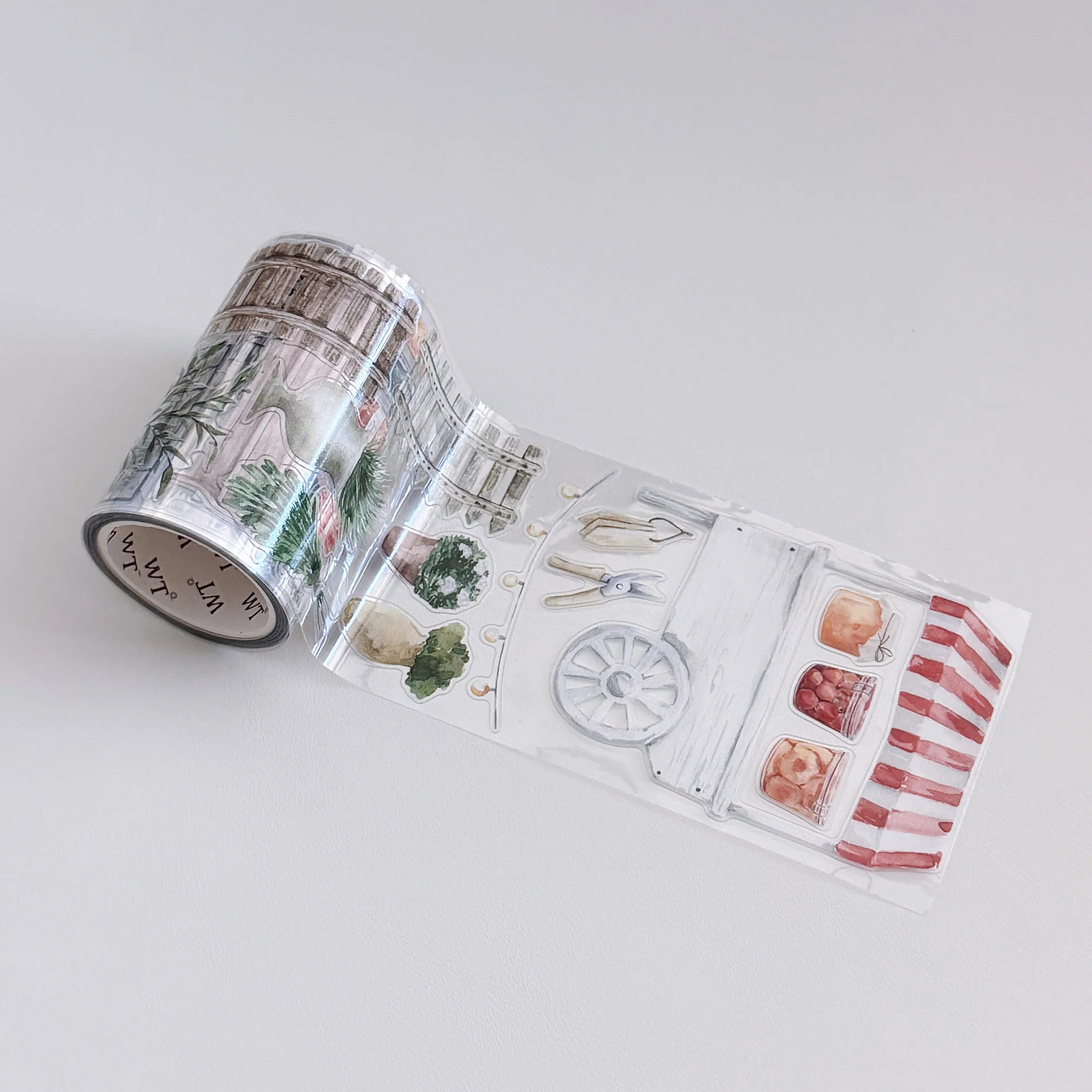 Pre-cut Summer Market Wide Washi/PET Tape - Image 8