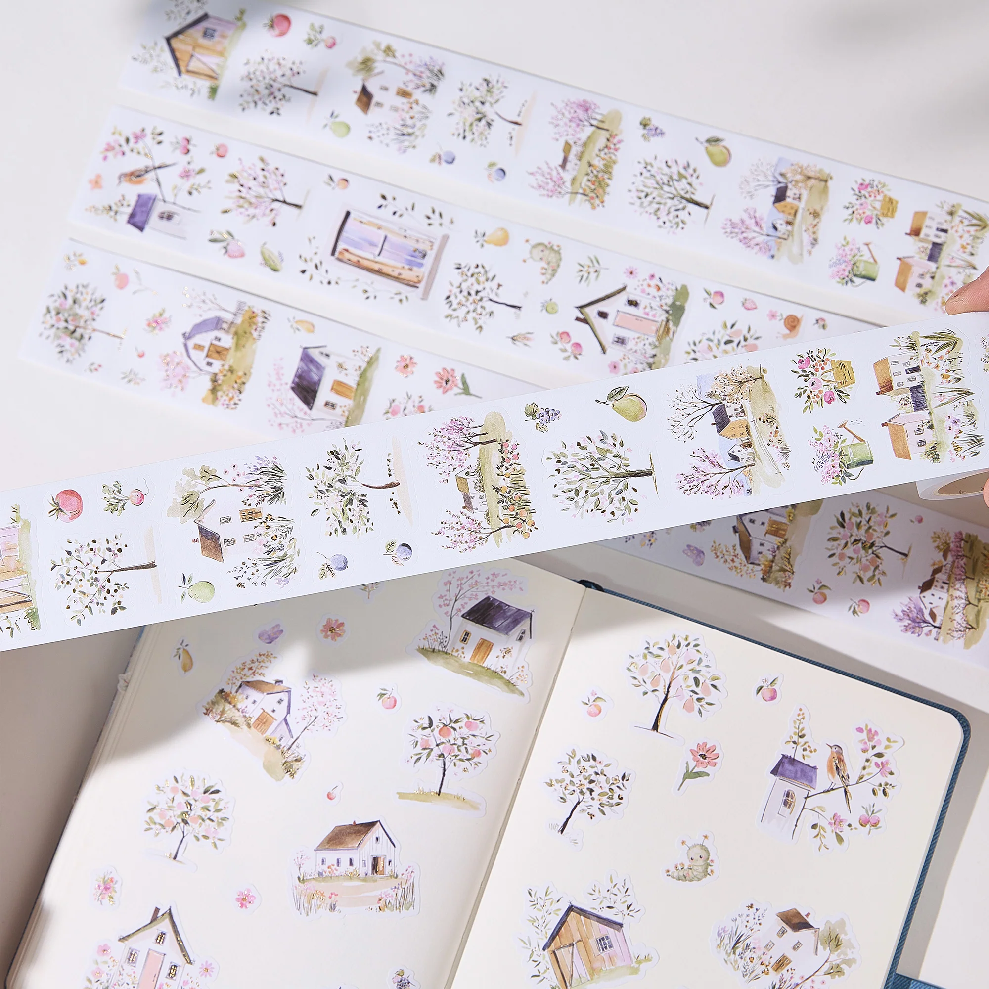 Pre-cut Sunlit Orchard Script Tape Set (GILDED) - Image 3