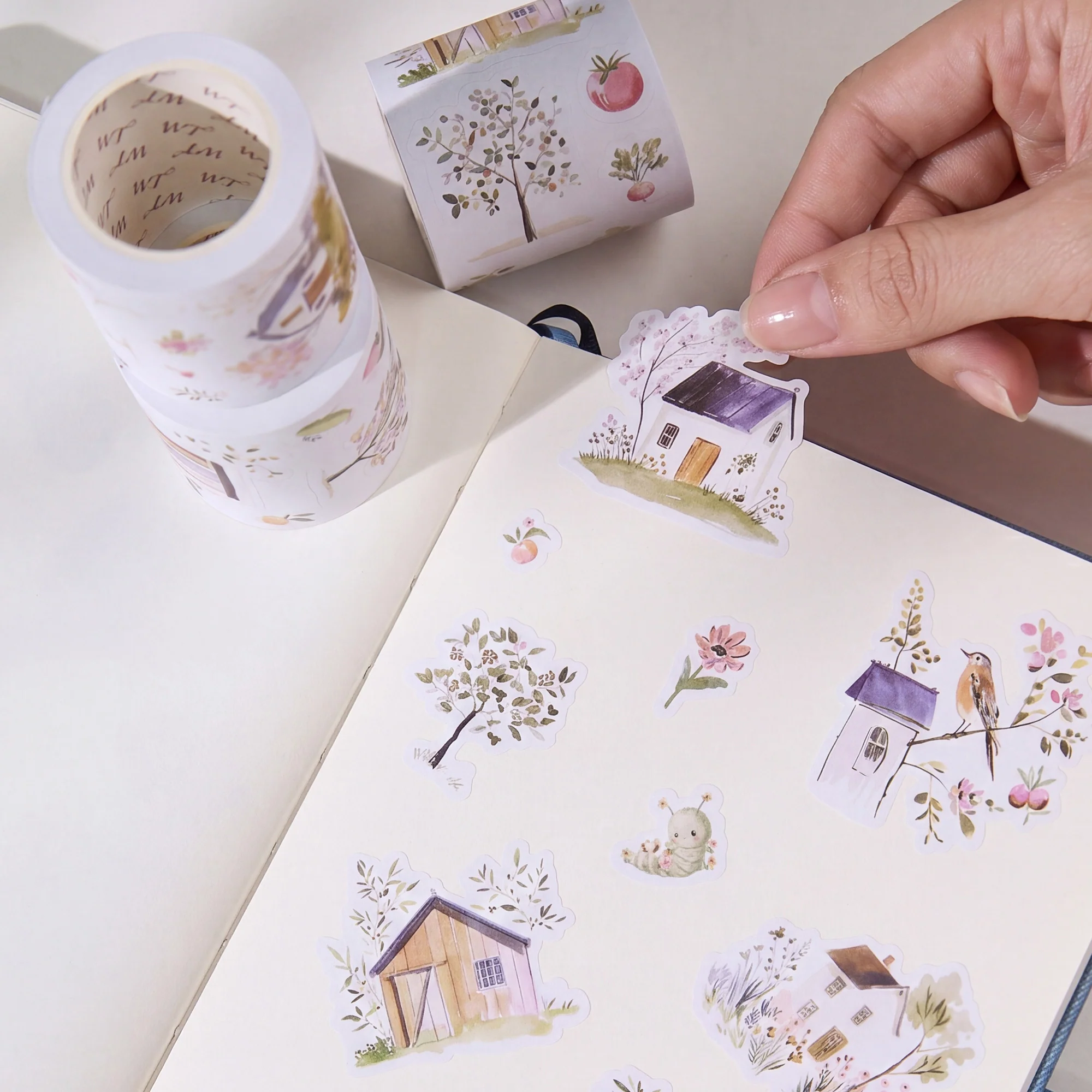 Pre-cut Sunlit Orchard Script Tape Set (GILDED) - Image 4