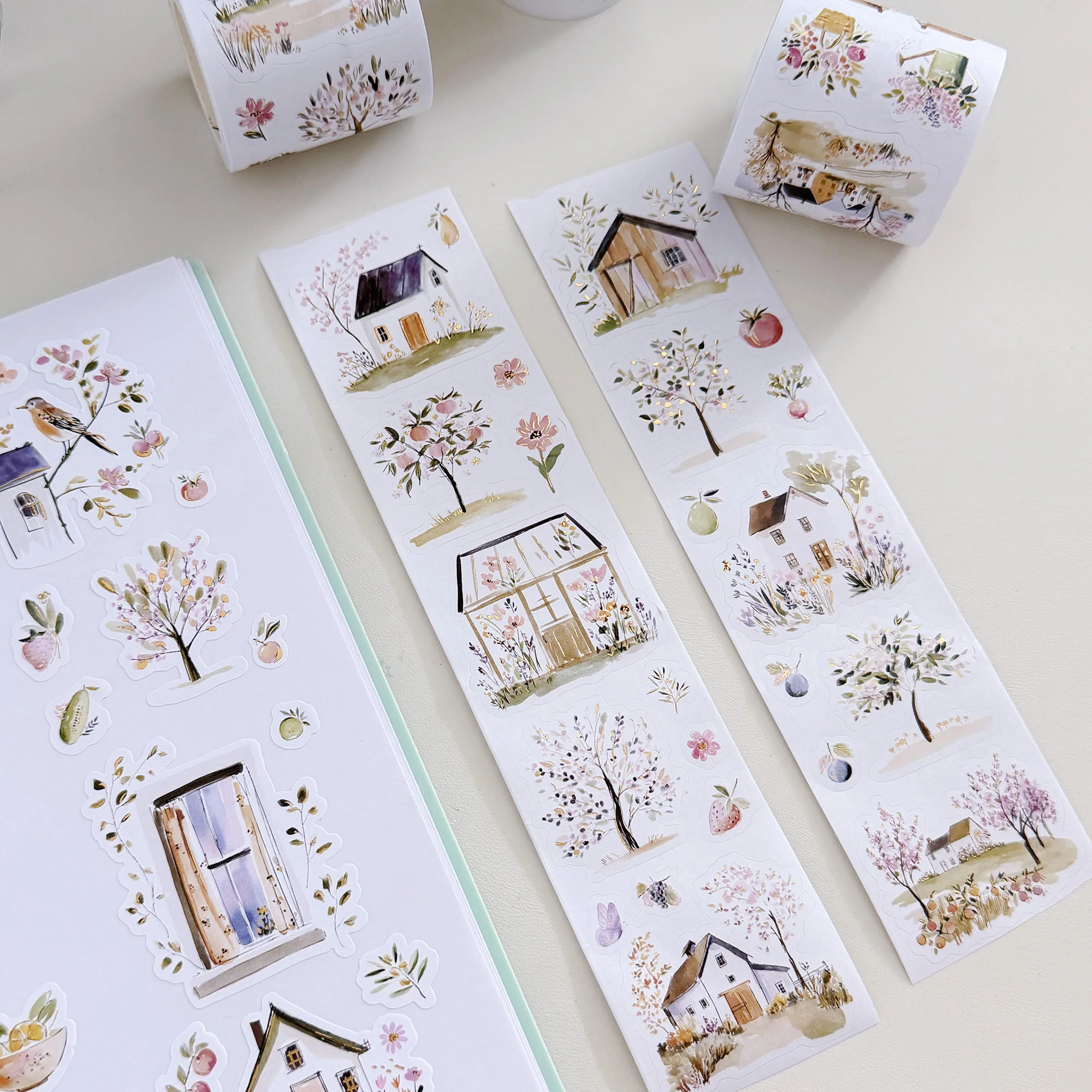 Pre-cut Sunlit Orchard Script Tape Set (GILDED) - Image 8