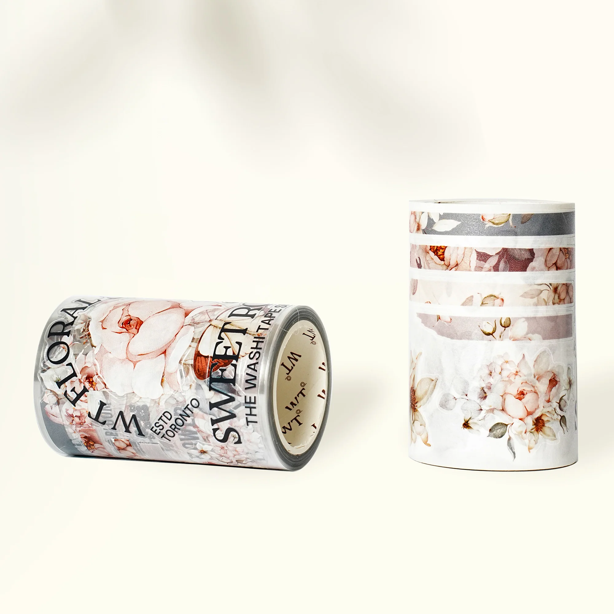 Pre-cut Sweet Rosé Wide Washi/PET Tape - Image 7