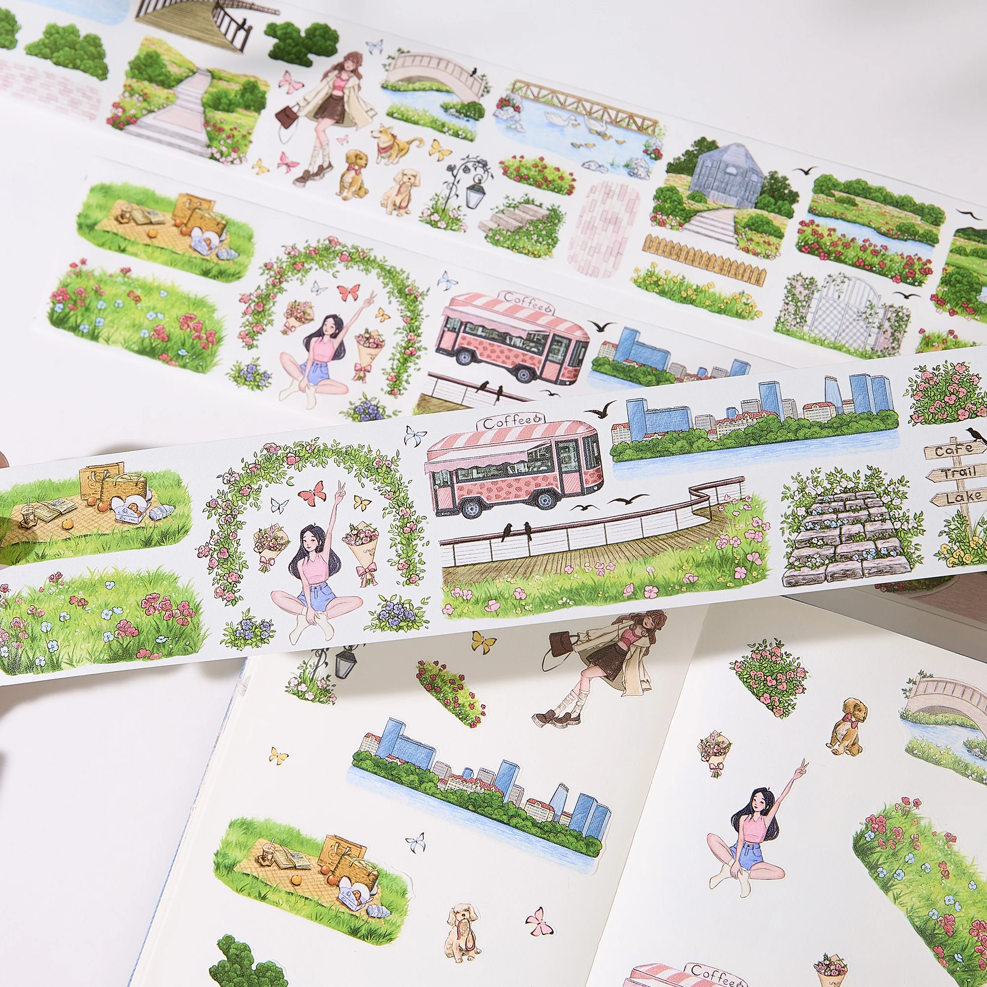 Pre-cut Urban Grove Wide Washi/PET Tape - Image 2