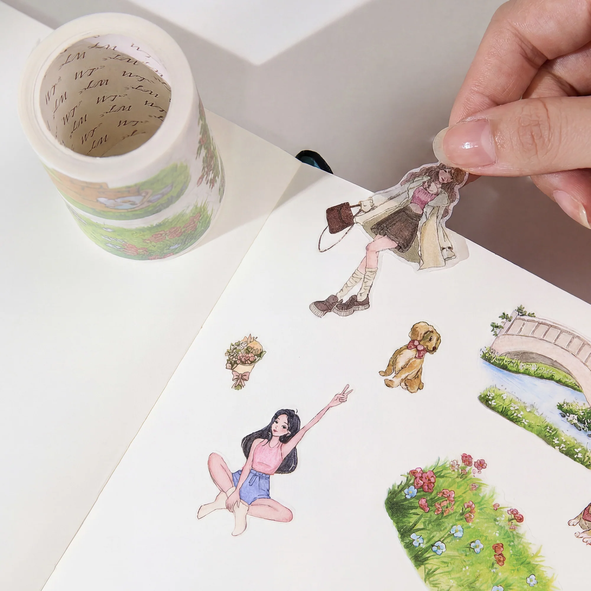 Pre-cut Urban Grove Wide Washi/PET Tape - Image 3