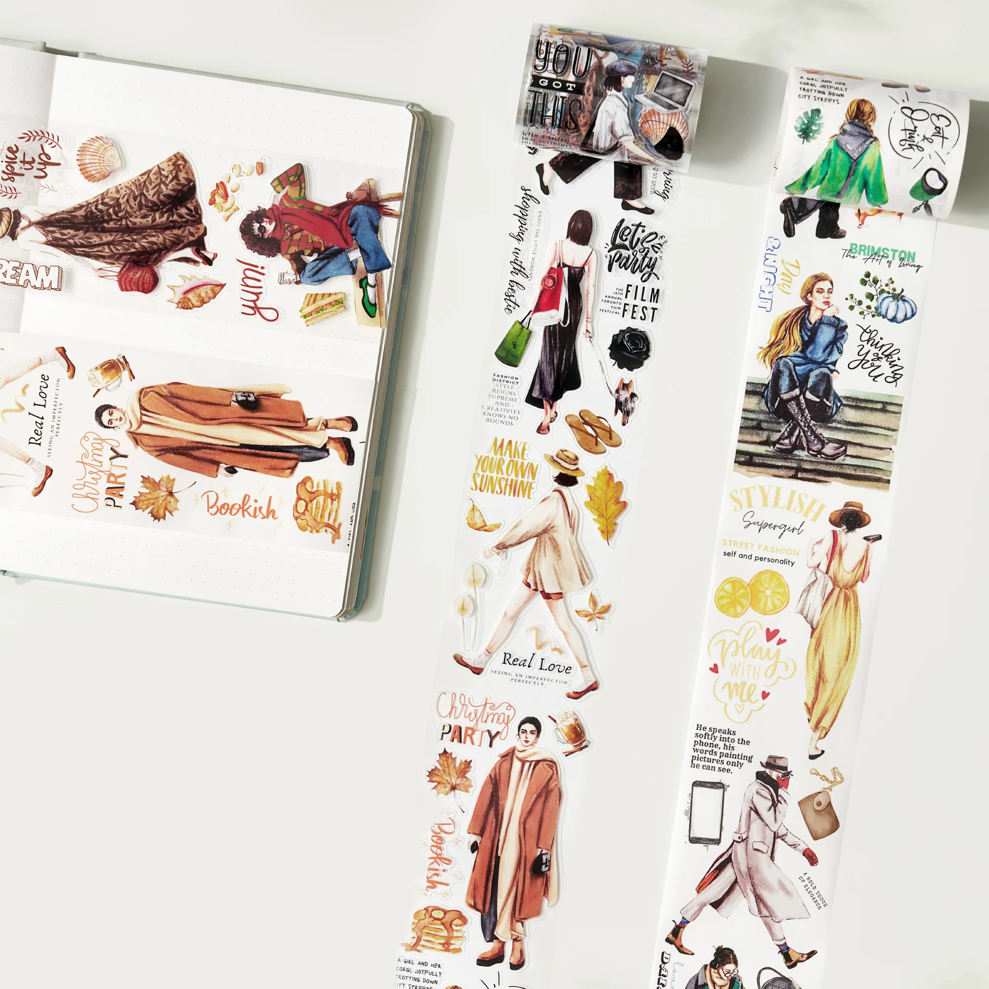 Pre-cut Urban Wanderers Wide Washi Tape - Image 2