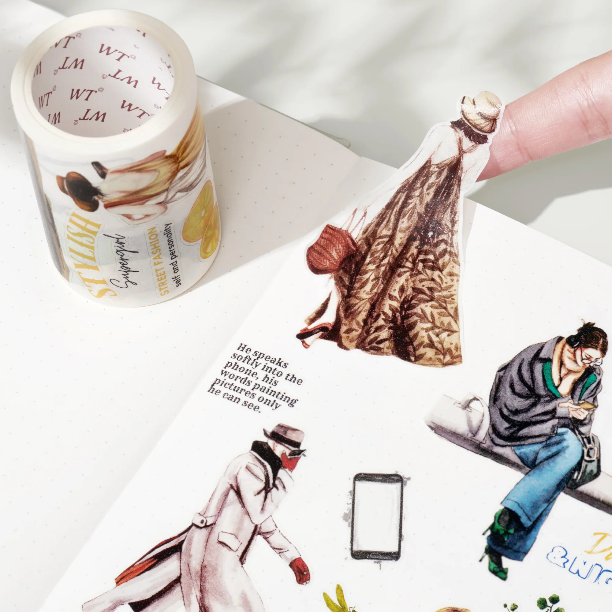 Pre-cut Urban Wanderers Wide Washi Tape - Image 4