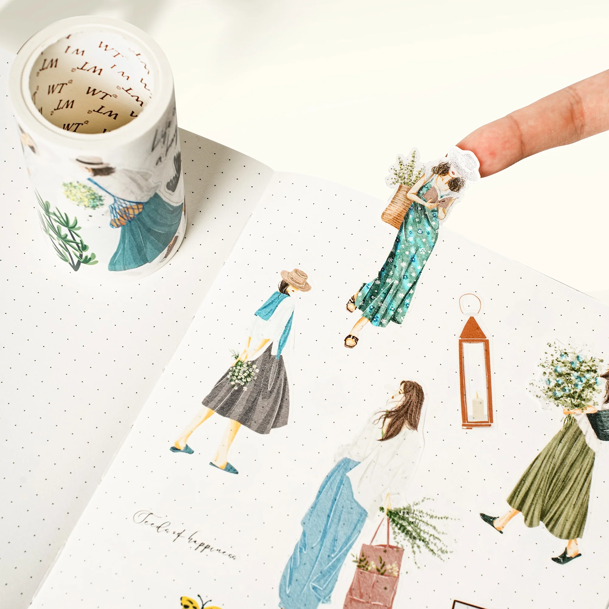 Pre-cut Velvet Voyage Wide Washi/PET Tape - Image 3