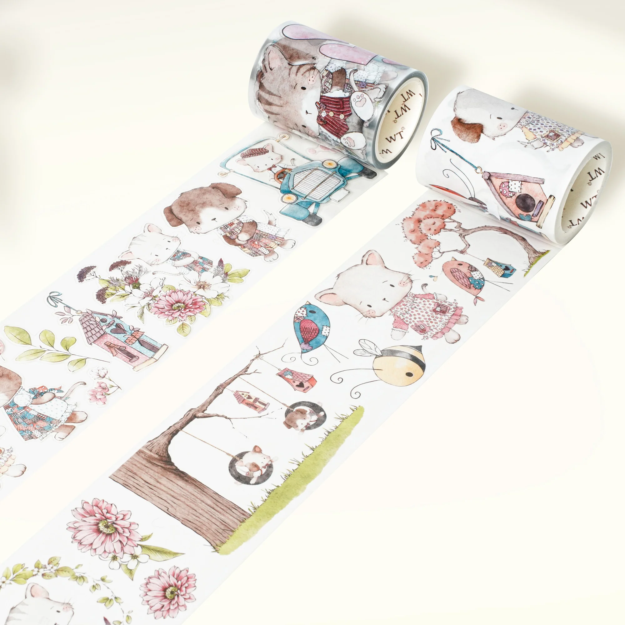 Pre-cut Whisker Connection Wide Washi/PET Tape - Image 4