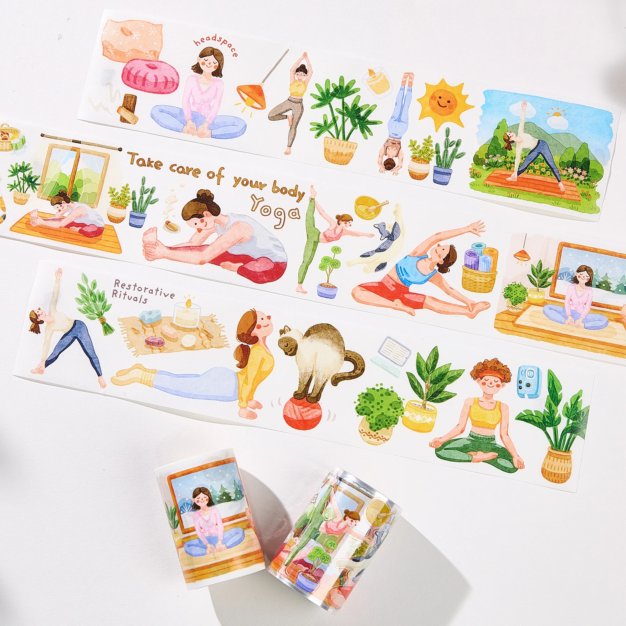 Pre-cut Yoga Ode Wide Washi/PET Tape