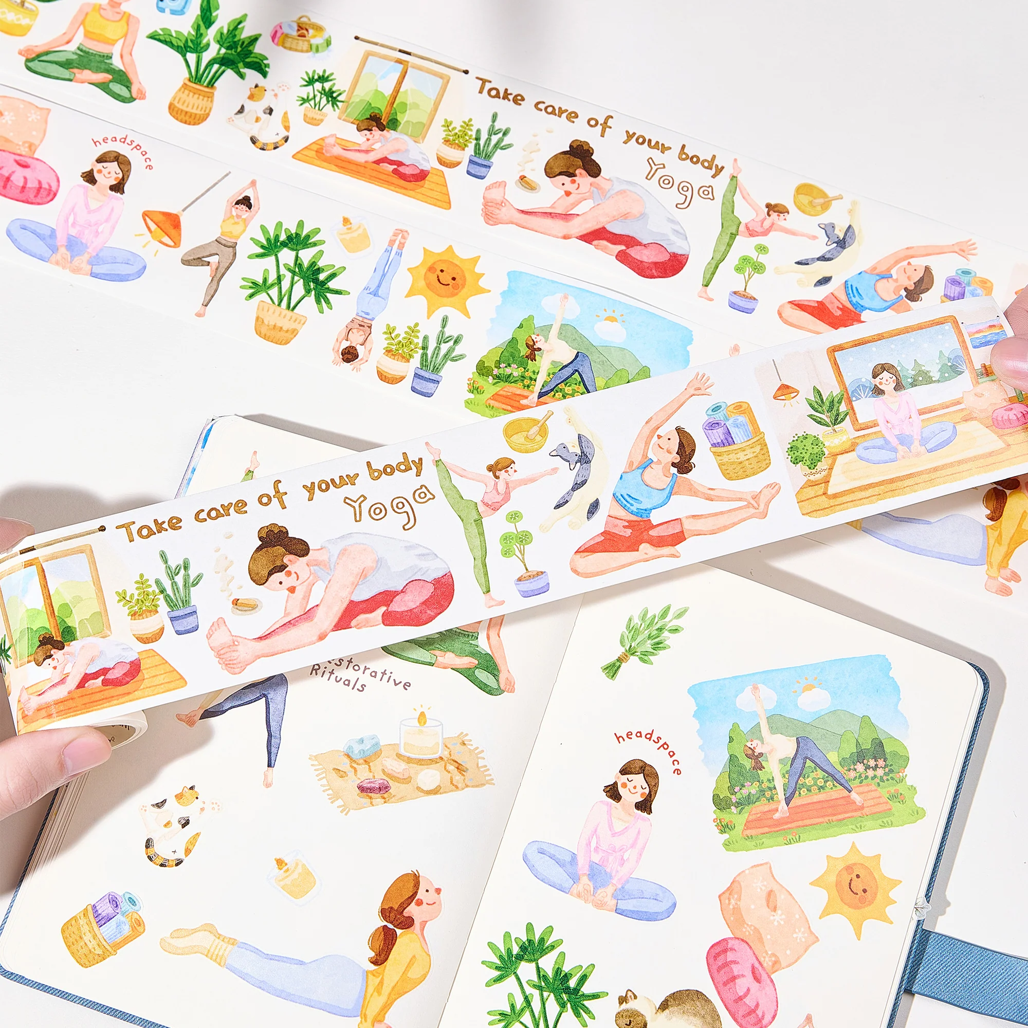 Pre-cut Yoga Ode Wide Washi/PET Tape - Image 2