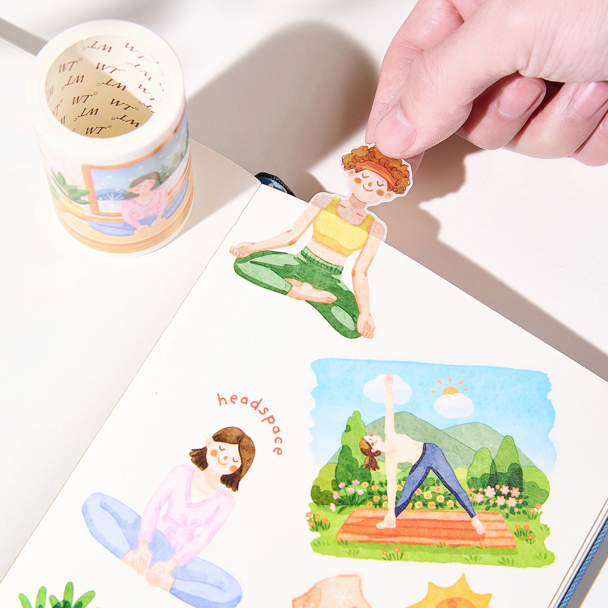 Pre-cut Yoga Ode Wide Washi/PET Tape - Image 3