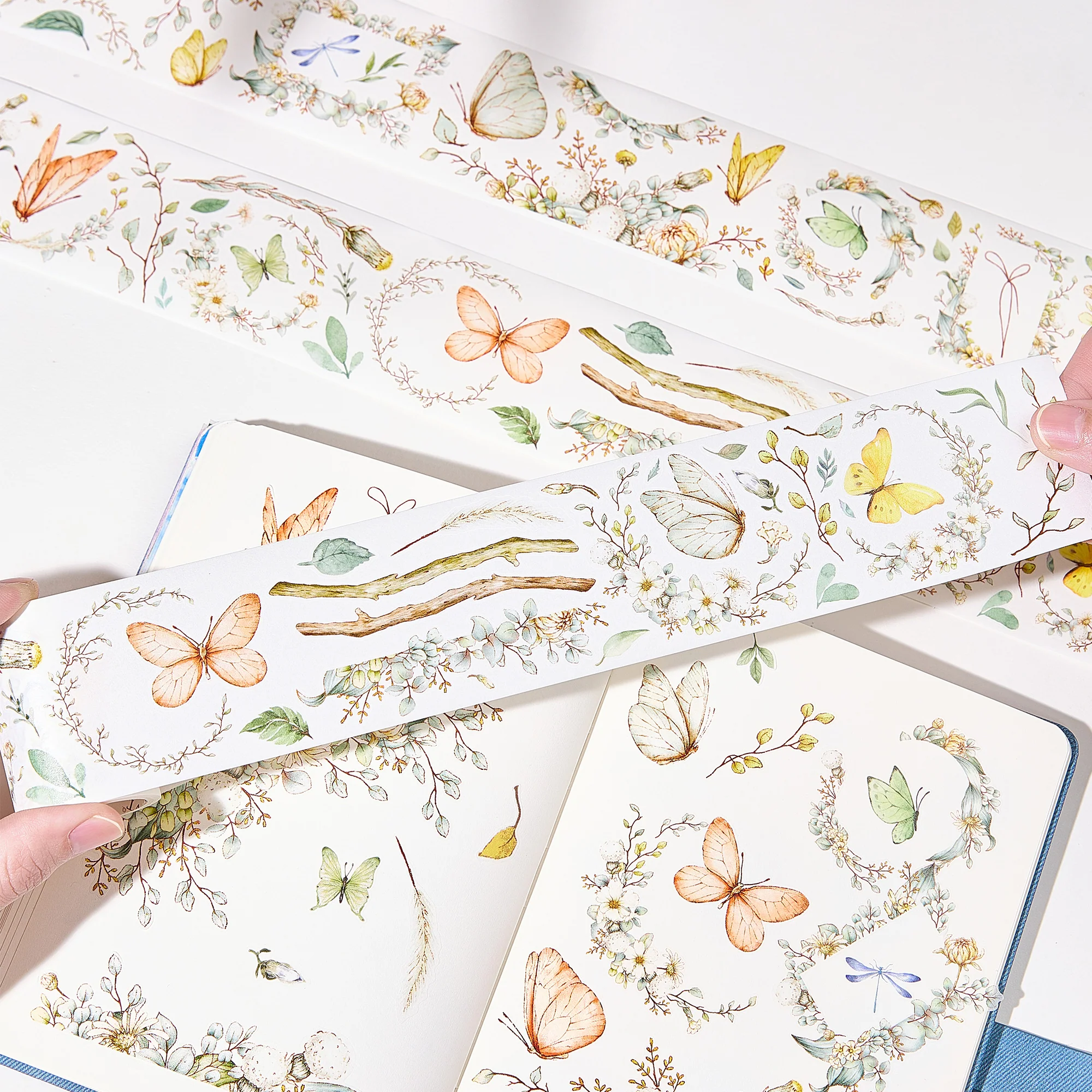 Pre-cut Zephyr Bloom Wide Washi/PET Tape - Image 3