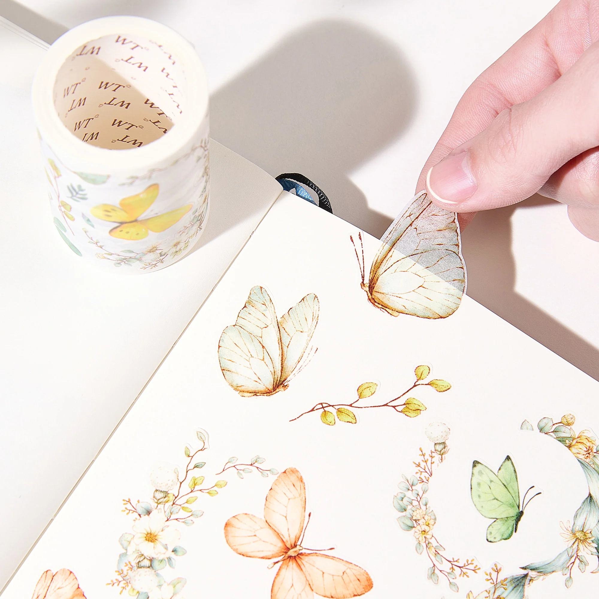 Pre-cut Zephyr Bloom Wide Washi/PET Tape - Image 4